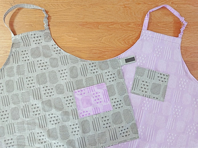 リンクコーデにおすすめ!かわいい親子エプロンの作り方|縫いナビ|生地のマルイシが運営するハンドメイド初心者向け洋裁メディア