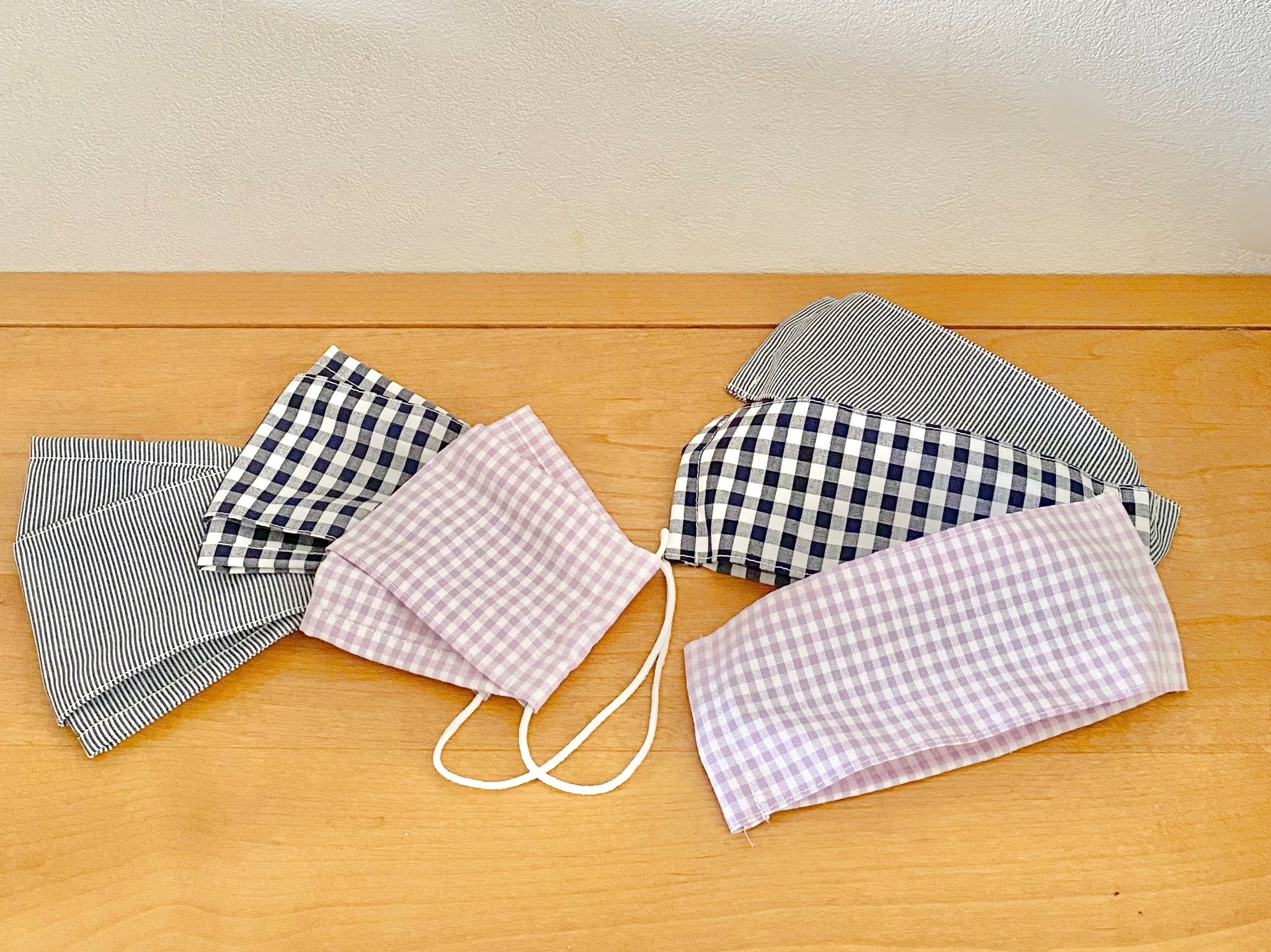 一枚で仕立てるインナーマスクとマスクの作り方