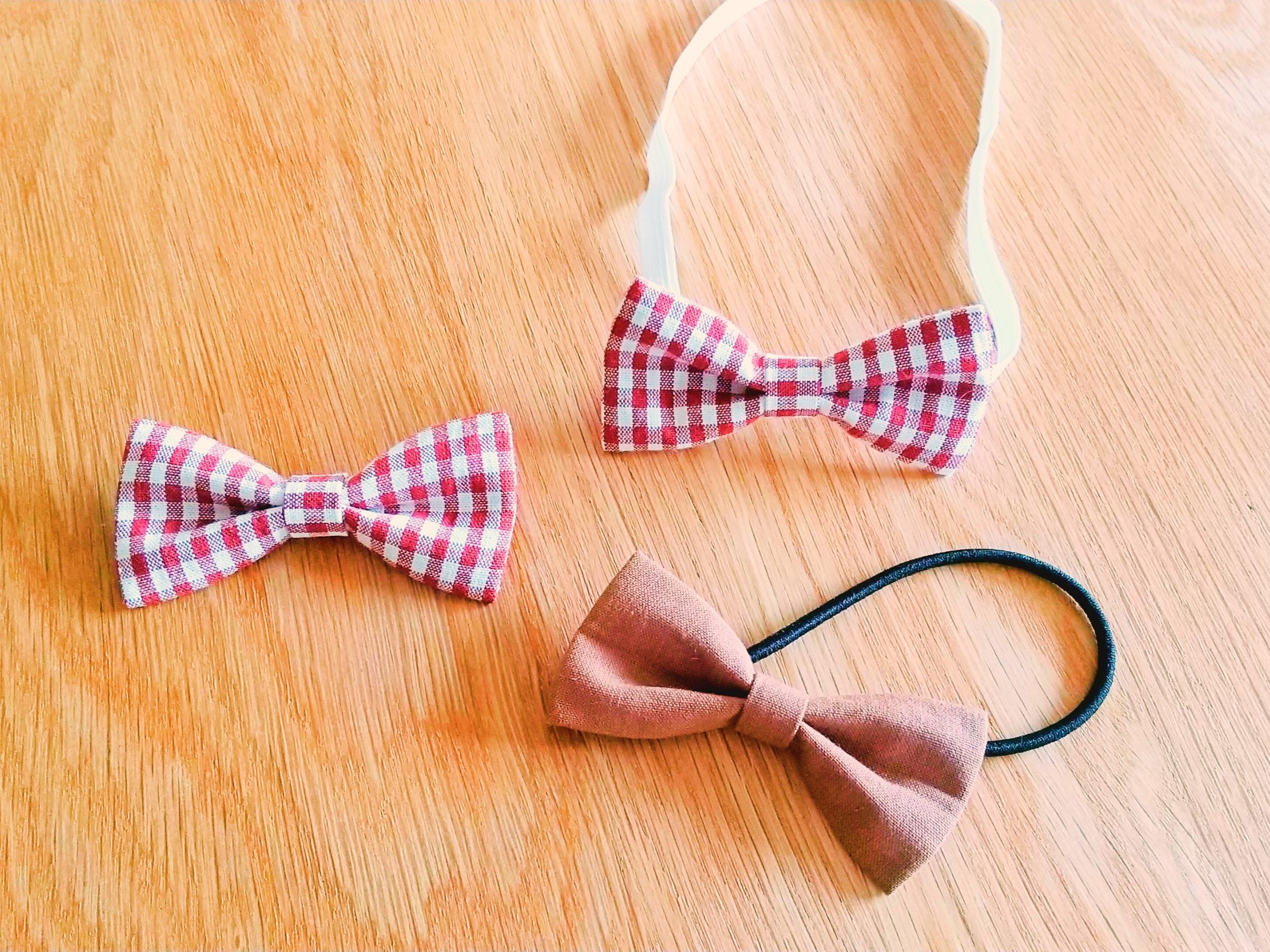 アレンジ自在、はぎれ活用!簡単かわいいリボンの作り方完成写真|ハンドメイド初心者のための洋裁メディア縫いナビ|丸石織物