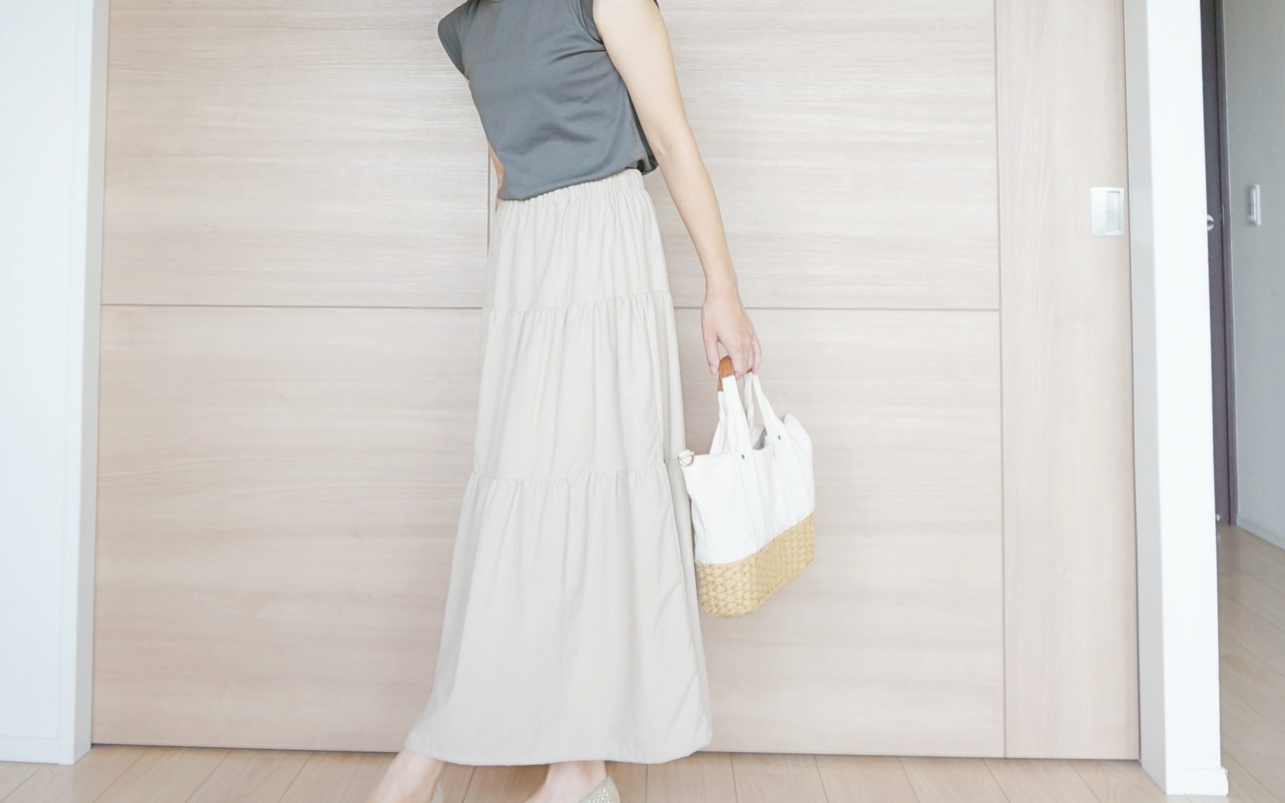 【製作時間3時間】大人かわいい、ティアードスカートの作り方|大人服