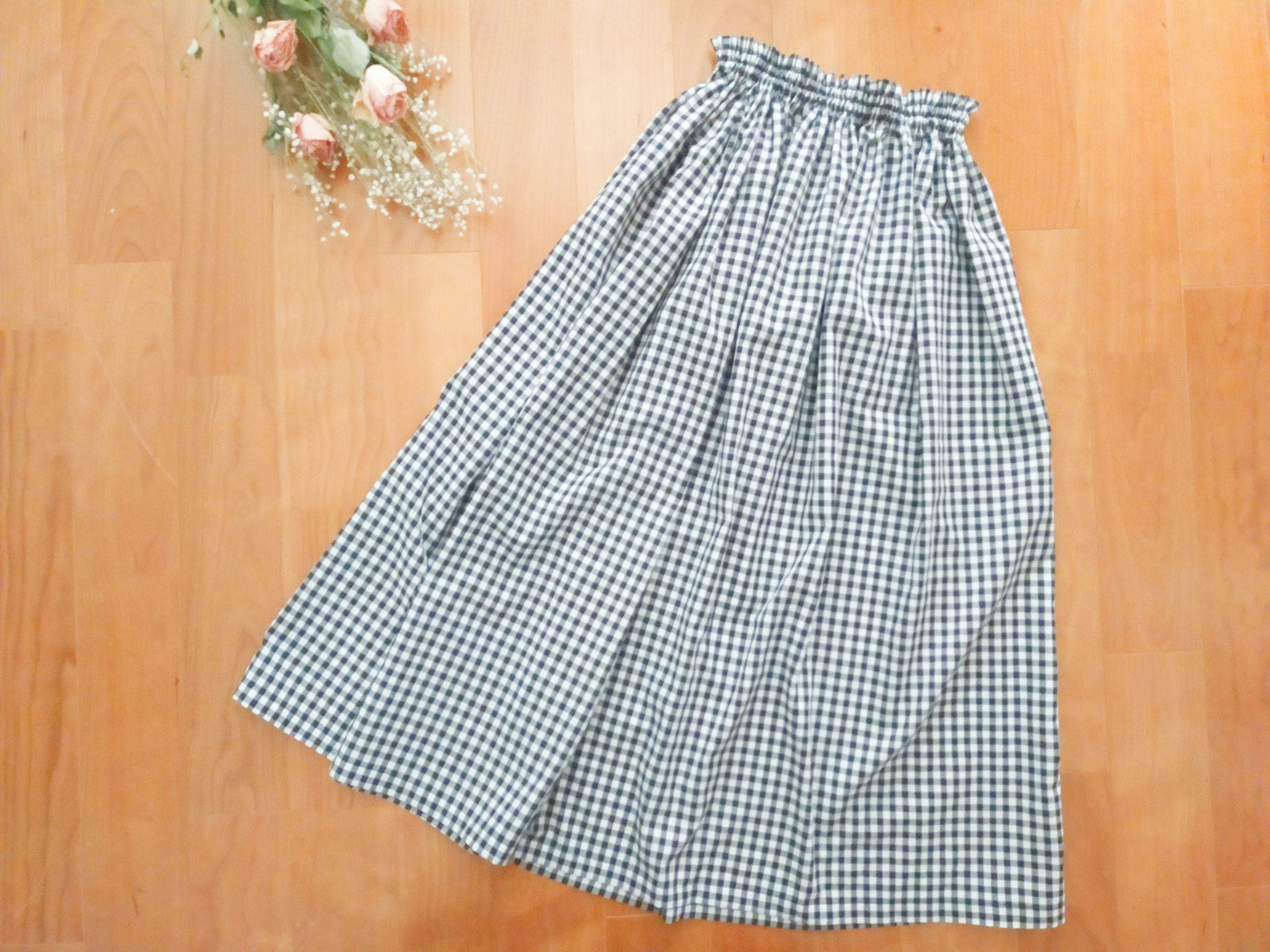 簡単シンプル、大人用のギャザースカートの作り方!