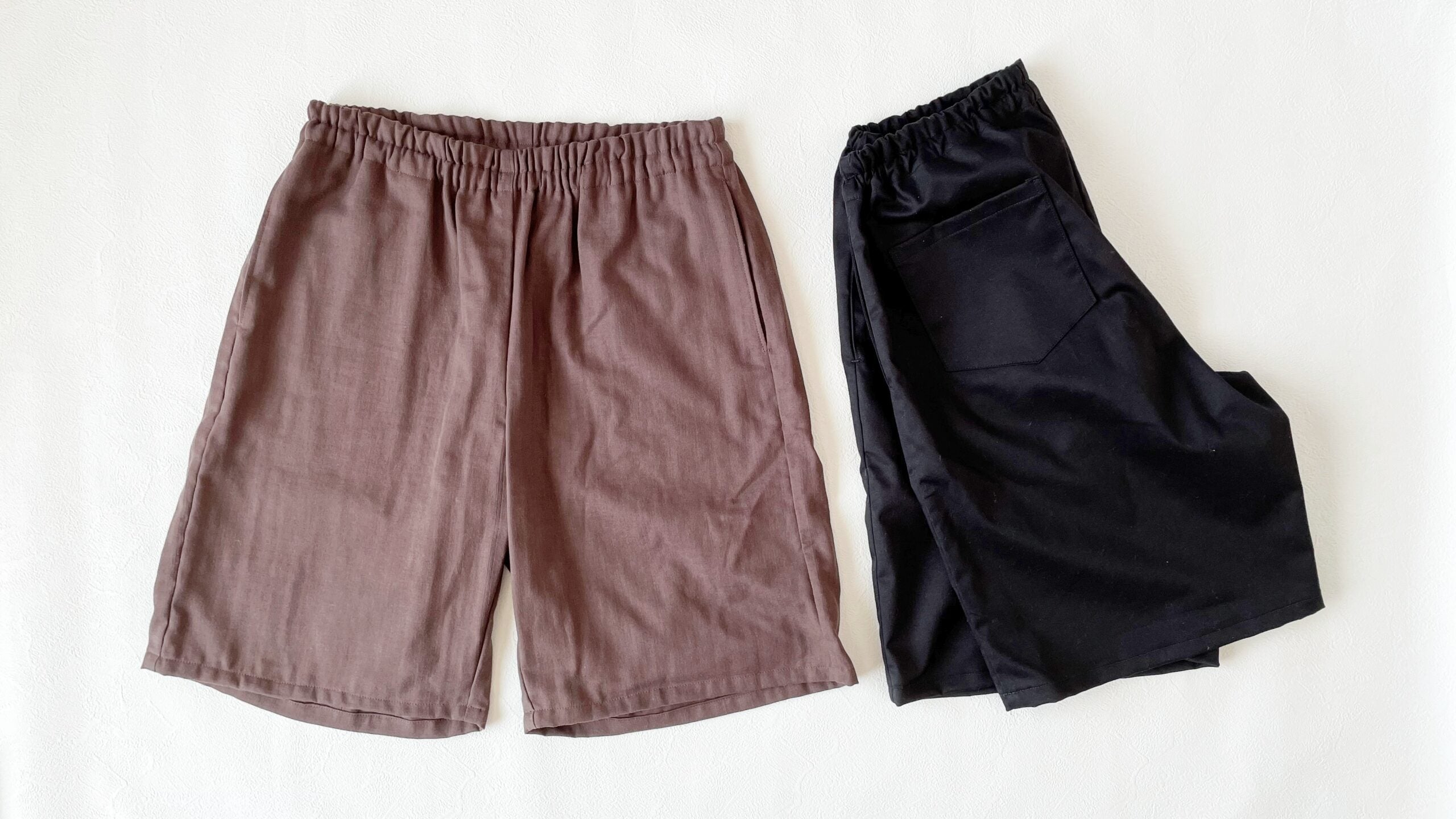 【オリジナル型紙】みんなでお揃いゆるっとハーフパンツの作り方