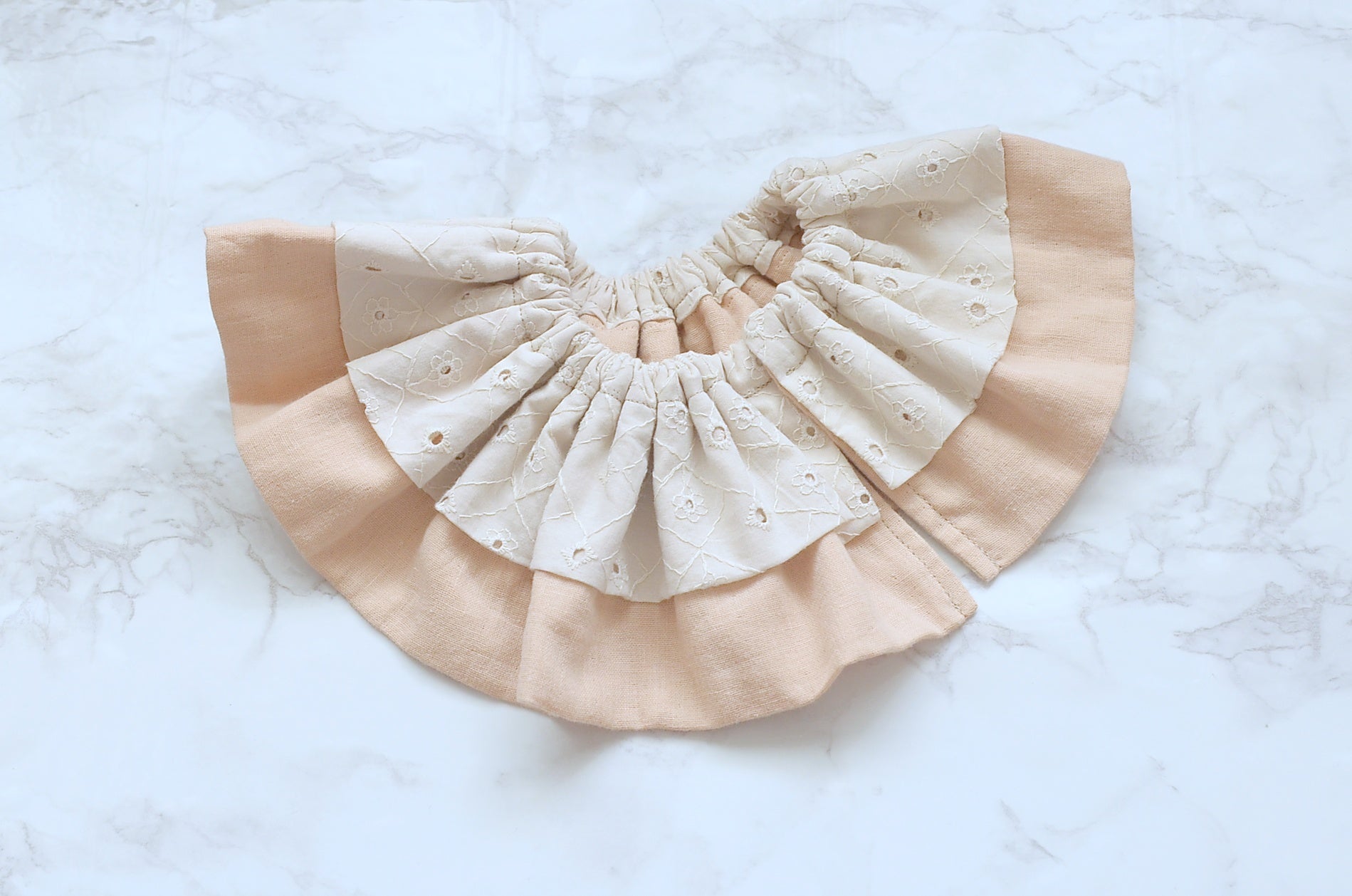 スナップなしのフリルスタイの作り方-完成写真|ハンドメイド 初心者のための洋裁メディア縫いナビ|丸石織物