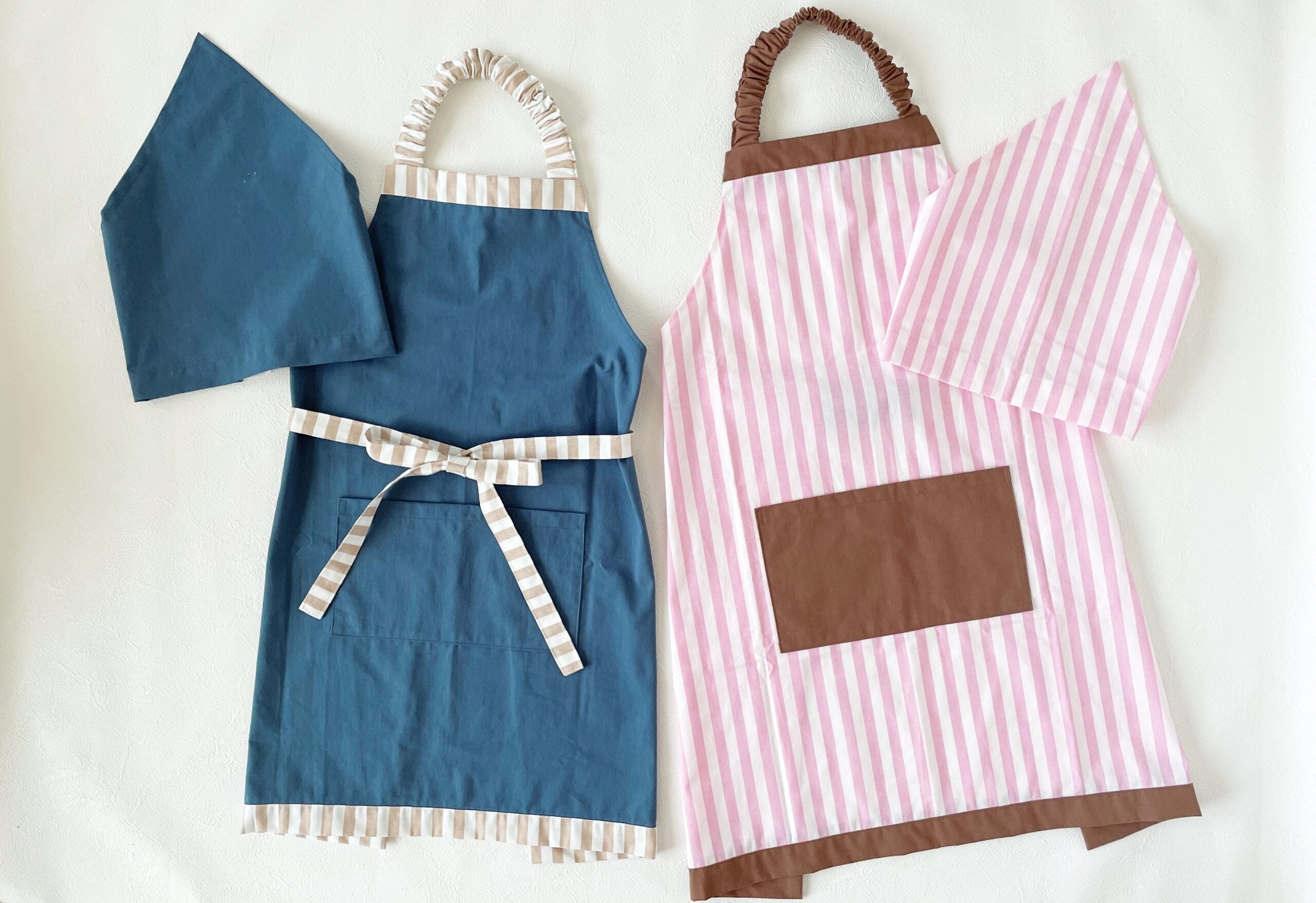 5-009三角巾つき子どもエプロンの作り方