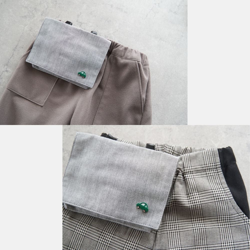 【生地・マジックテープ・型紙】デコれる移動ポケットキット2set