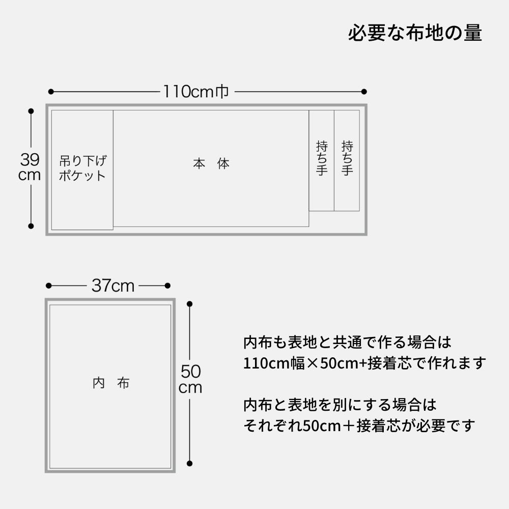 B5サイズのママトート型紙
