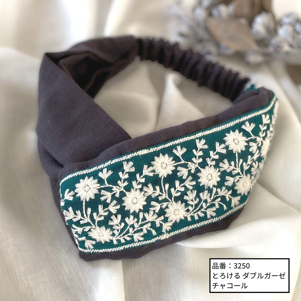 10-039親子お揃いクロスヘアバンドの型紙