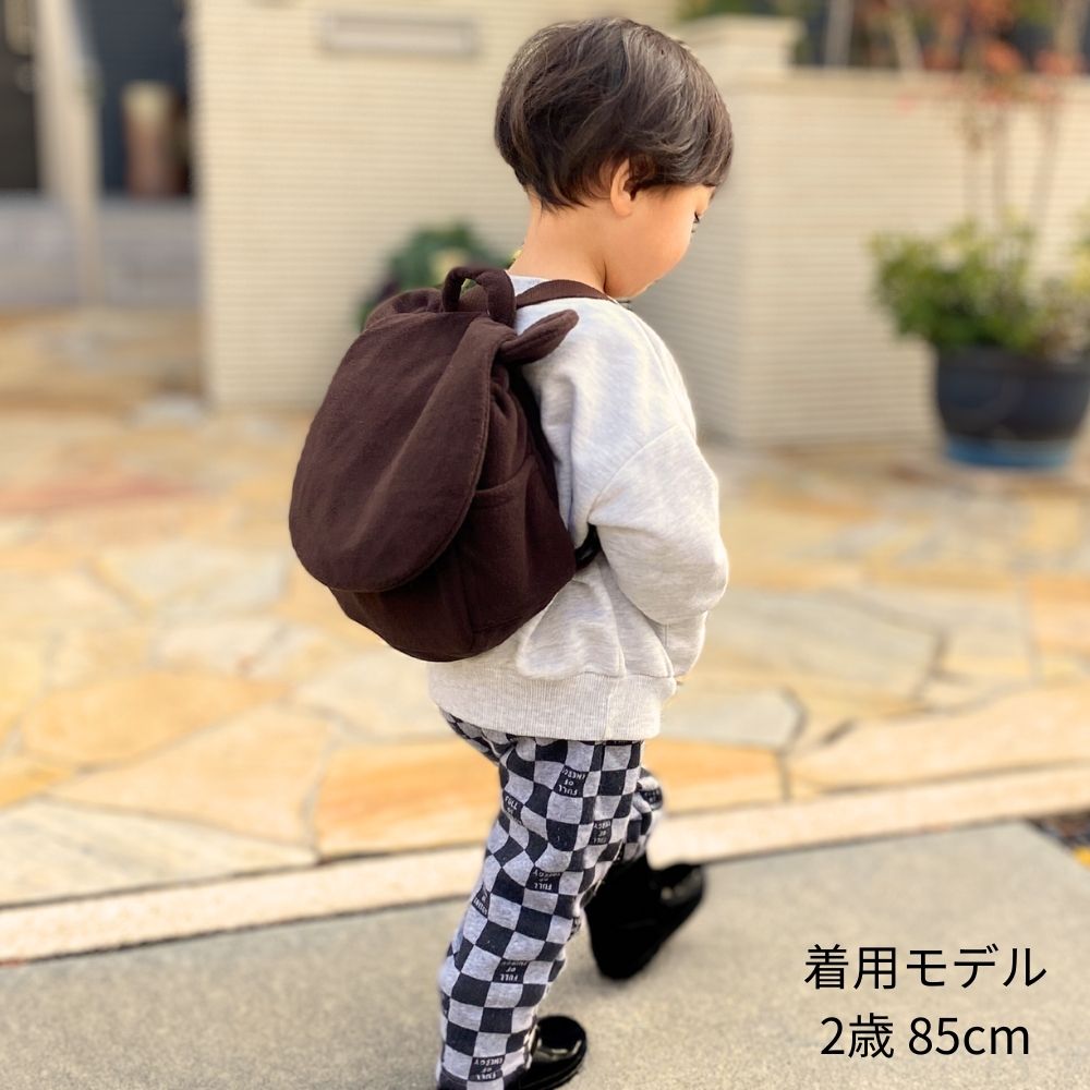 10-044耳付きベビーリュック型紙