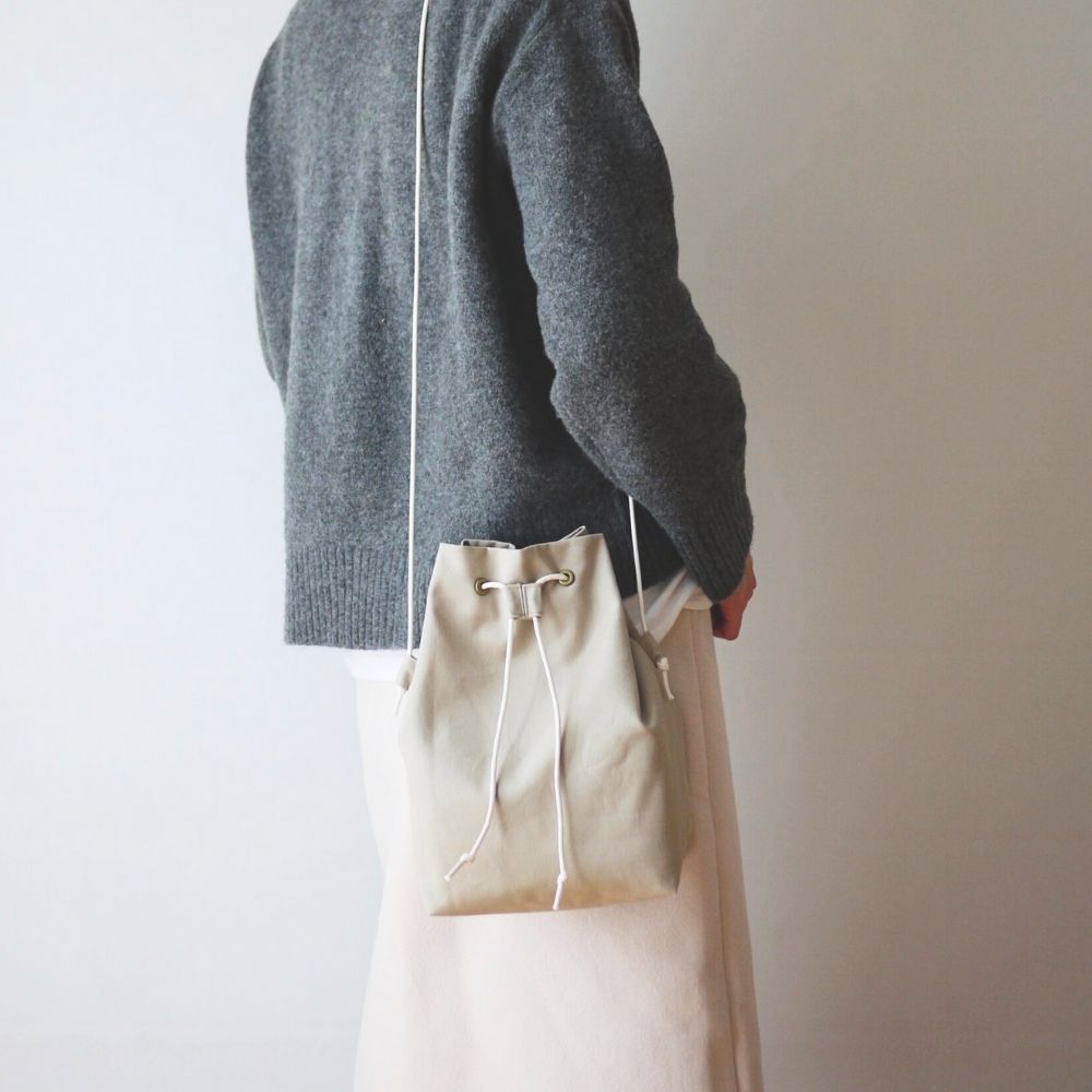 10-046巾着ショルダーバッグ型紙