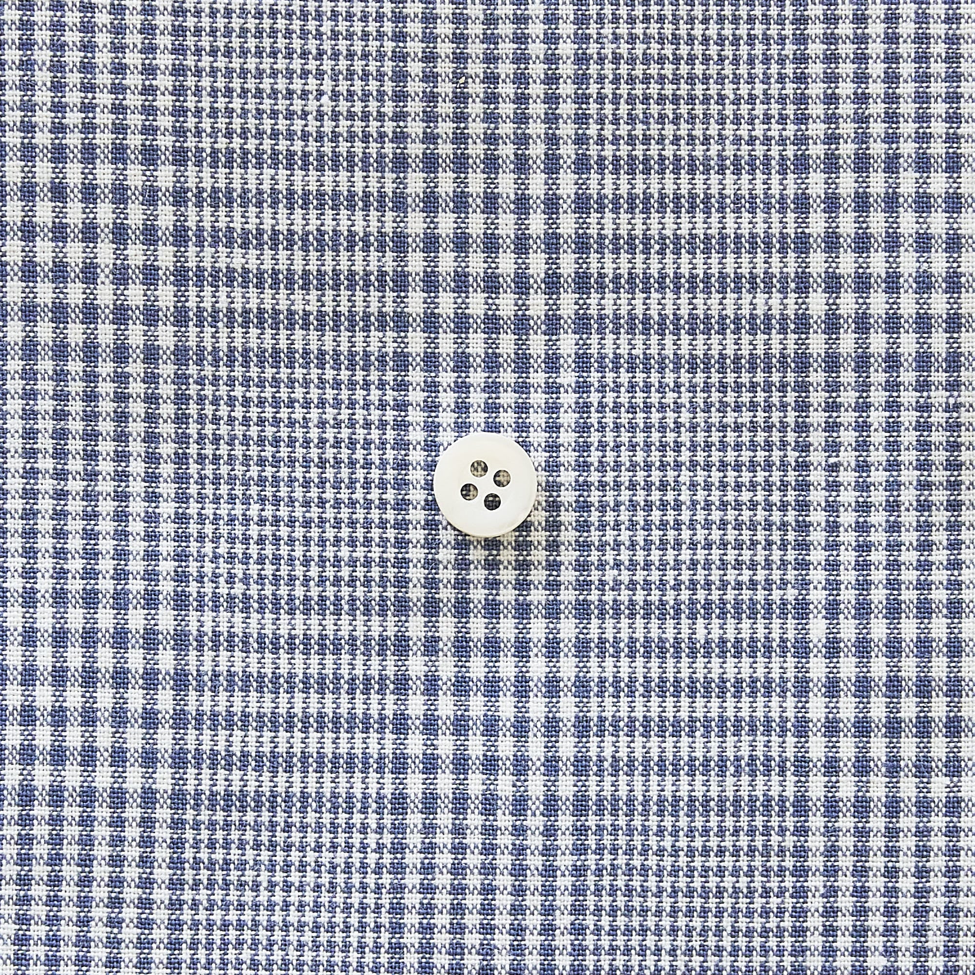 綿ポリ交織ソフトダンガリー#15グレンチェック#Kコバルトブルー