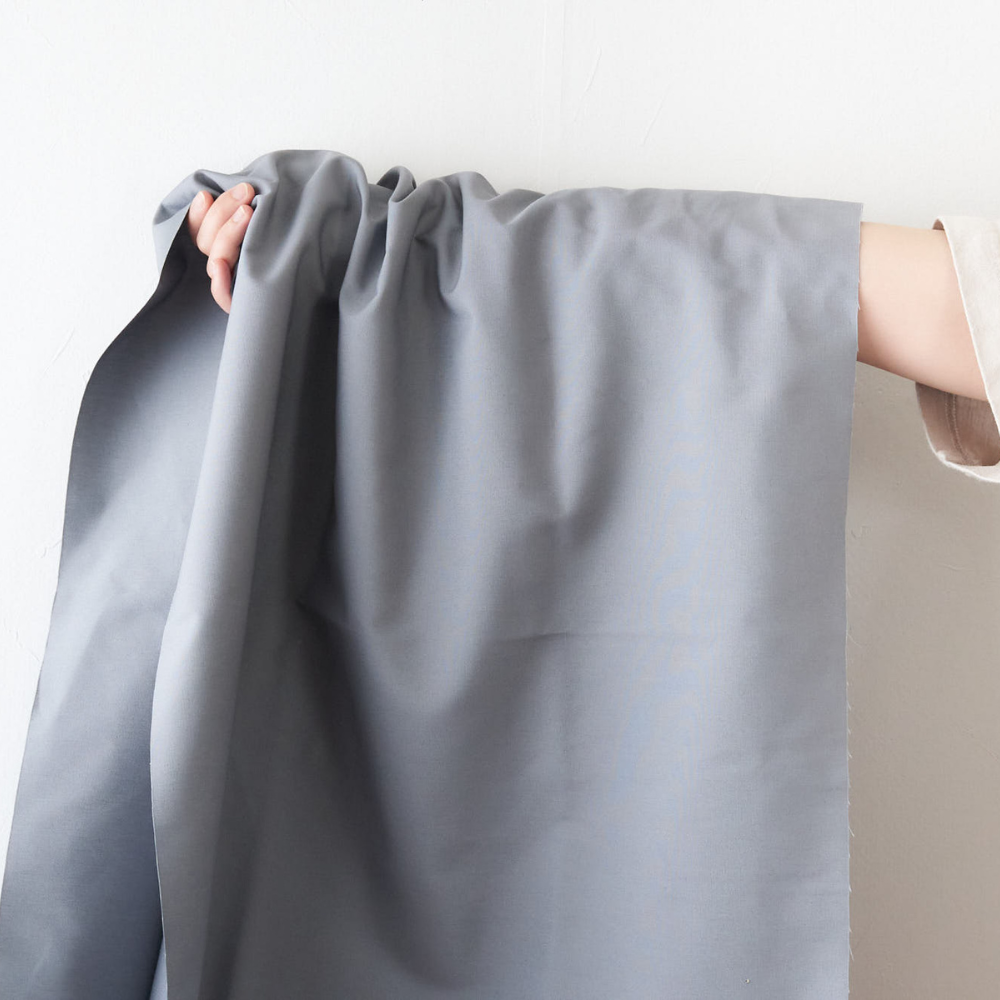 綿ポリ混紡16sツイル#16グレー