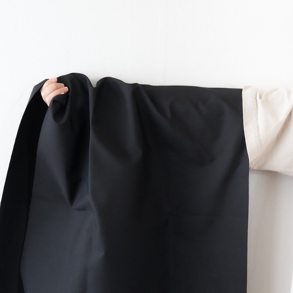 綿ポリ混紡16sツイル#20ブラック