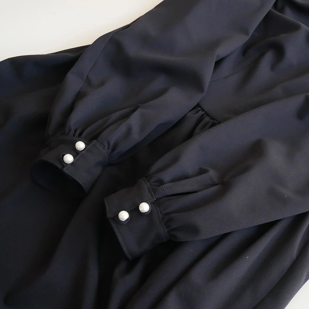 ドライギャバストレッチ#22s濃ネイビー