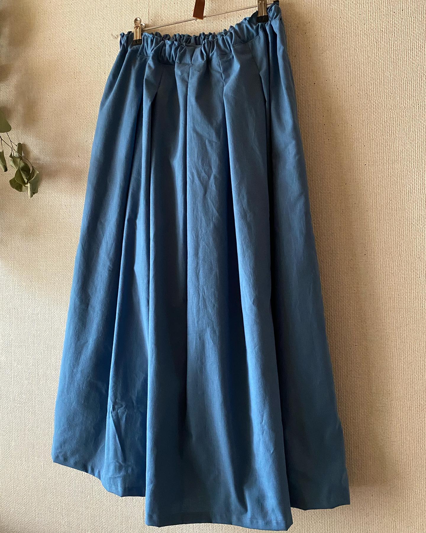 国産 コットン シーチング 大人スカート Instagram作品例 CxRc_MQv5-I 2 3000-22#カラー_#22露草
