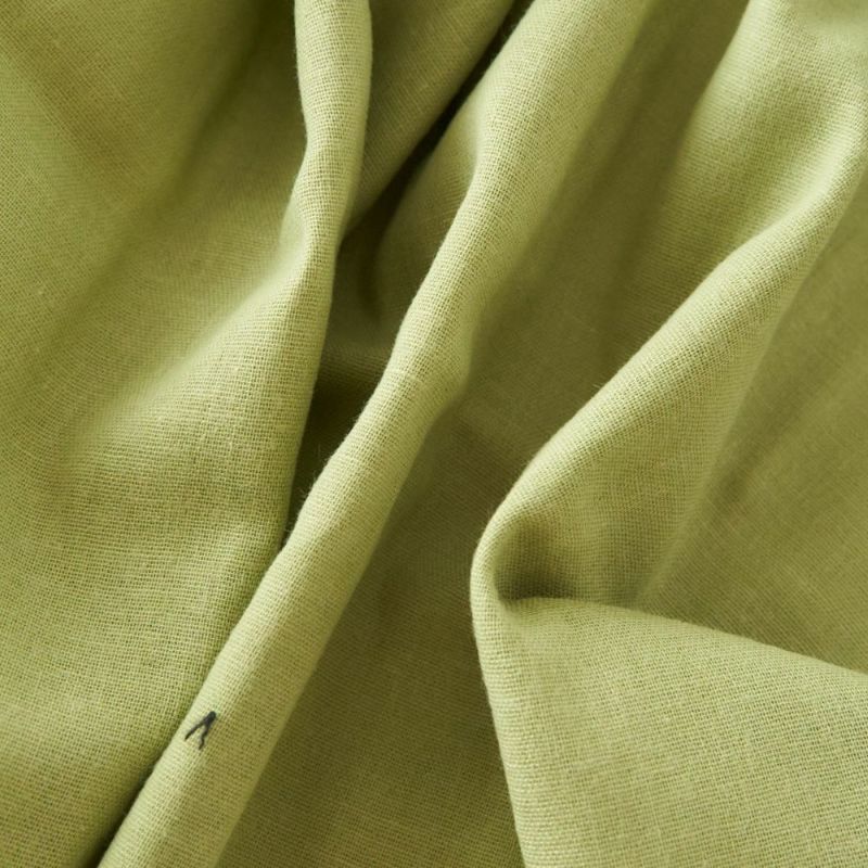 とろけるコットンダブルガーゼ#oリーフグリーン