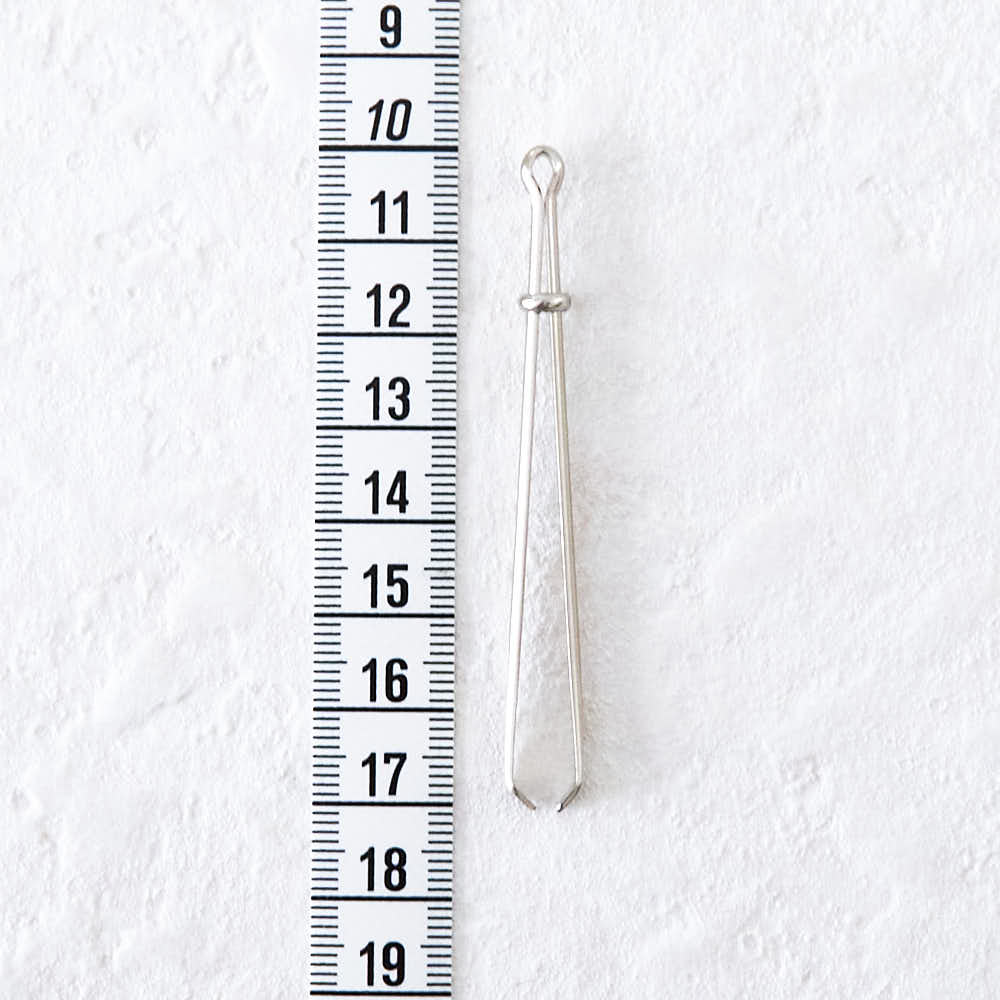ひも通し はさみ式 玉付き 2本セット