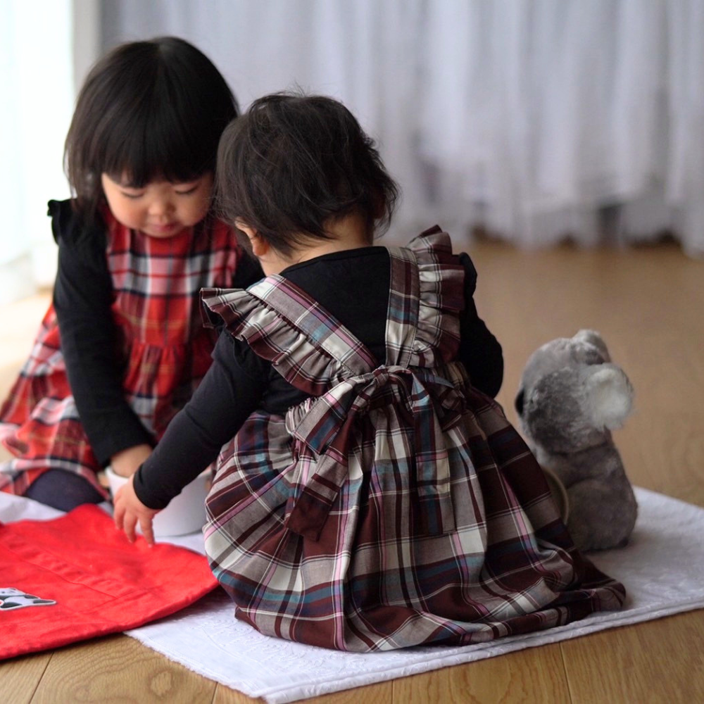 大人のとろチェック 50cm単位つなげてカット 105cm幅 0.21mm厚【商用可能】