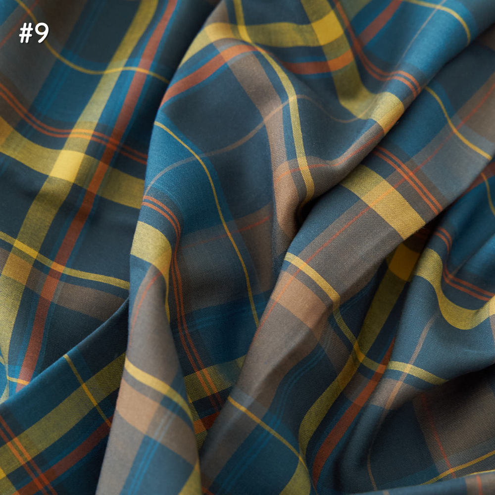 大人のとろチェック 50cm単位つなげてカット 105cm幅 0.21mm厚【商用可能】