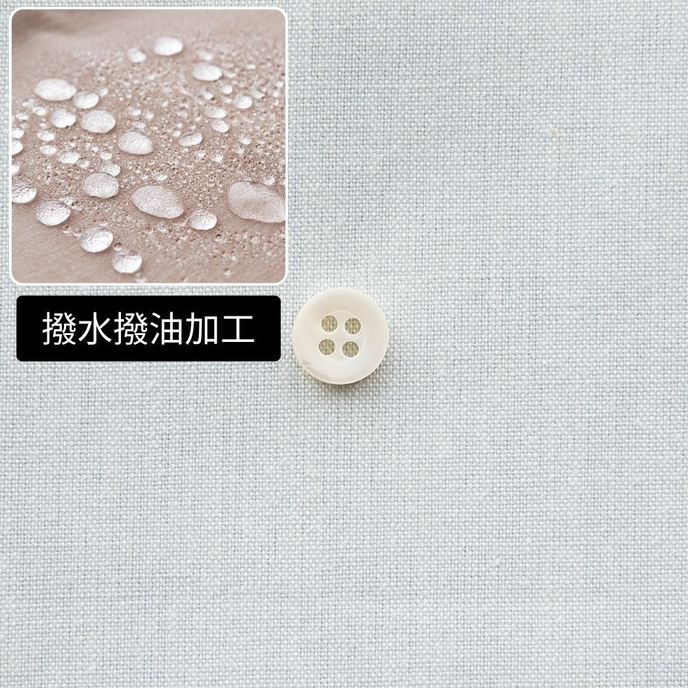 撥水撥油加工 綿ポリ交織ダンガリー#129ペールモス