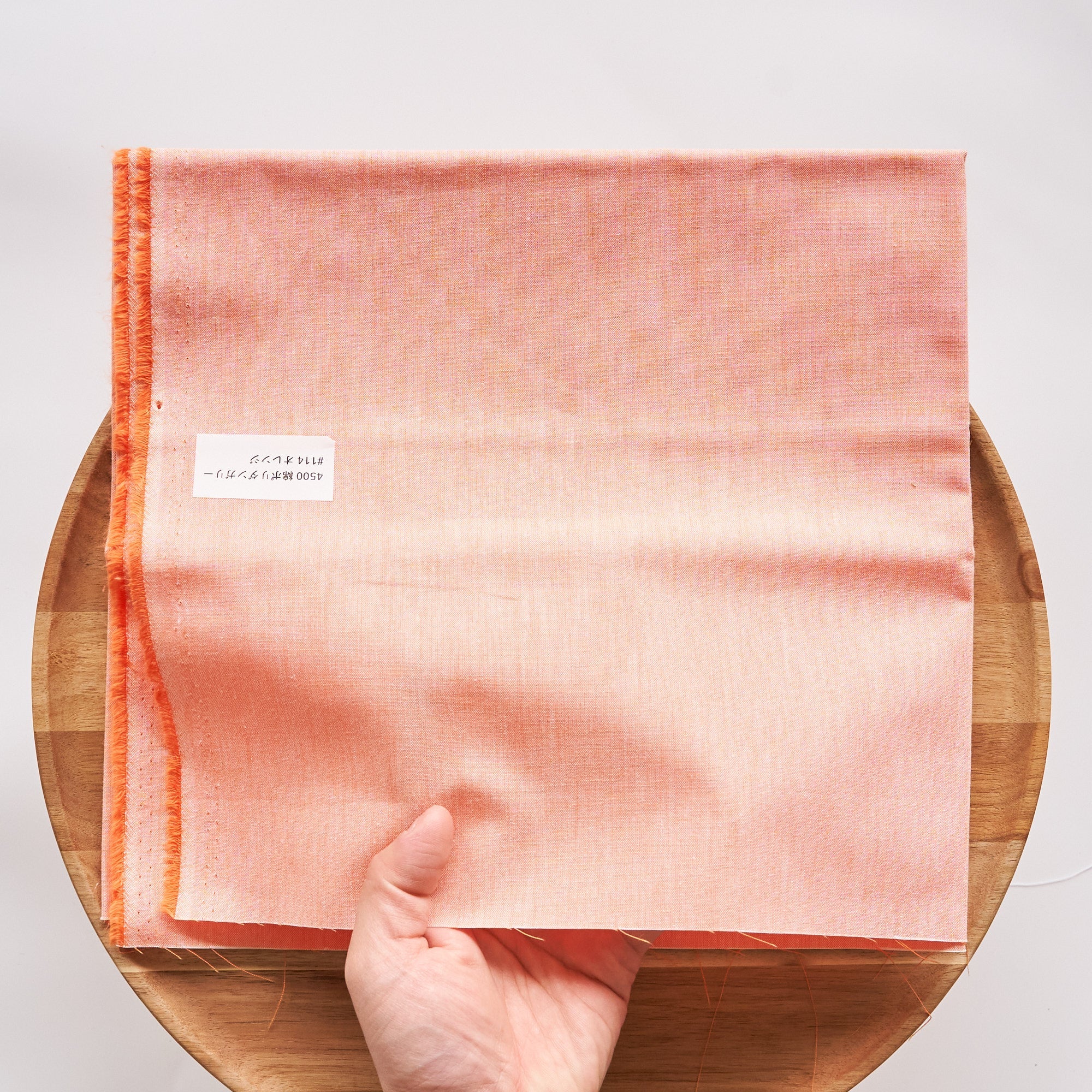 綿ポリ 交織ダンガリー #114オレンジ