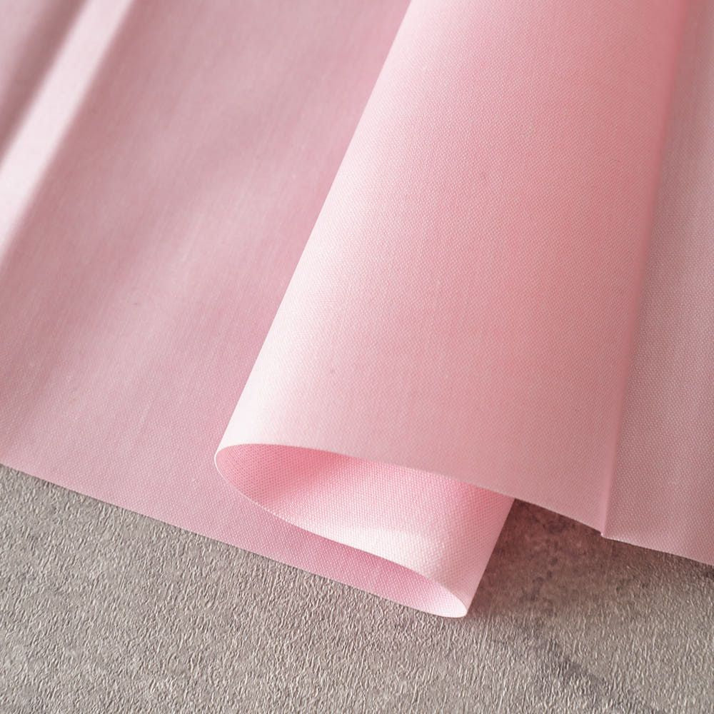 ラミネート加工 綿ポリ交織ダンガリー#109ピンク