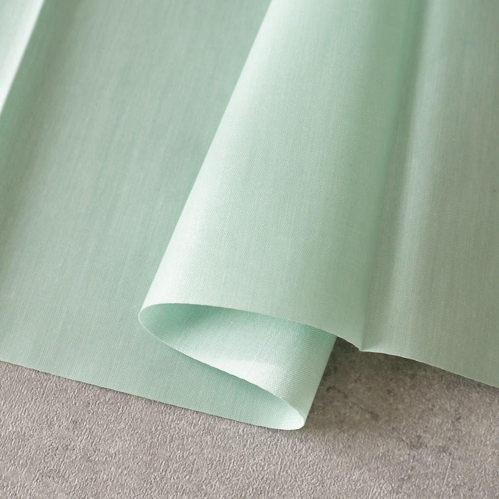 ラミネート加工 綿ポリ交織ダンガリー#126スプリング・グリーン