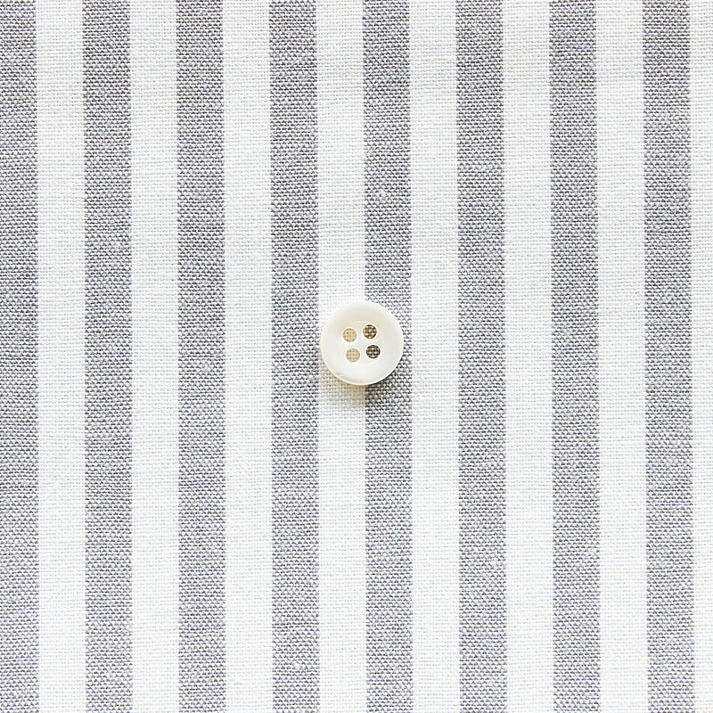 綿ポリダンガリー ストライプ#柄の大きさ_5mm#カラー_#108 グレー