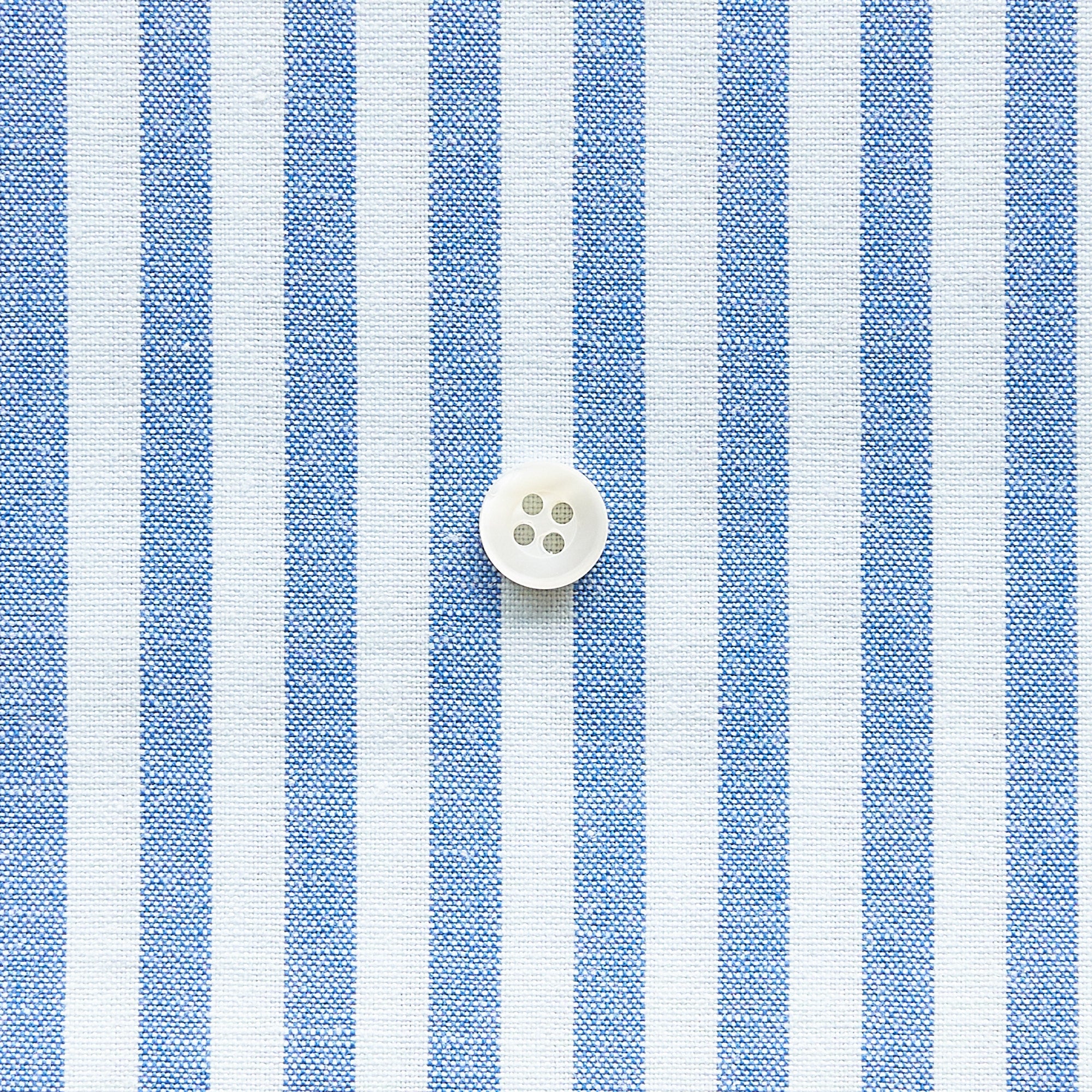 綿ポリ交織ダンガリー5mmストライプ#118 ブルー