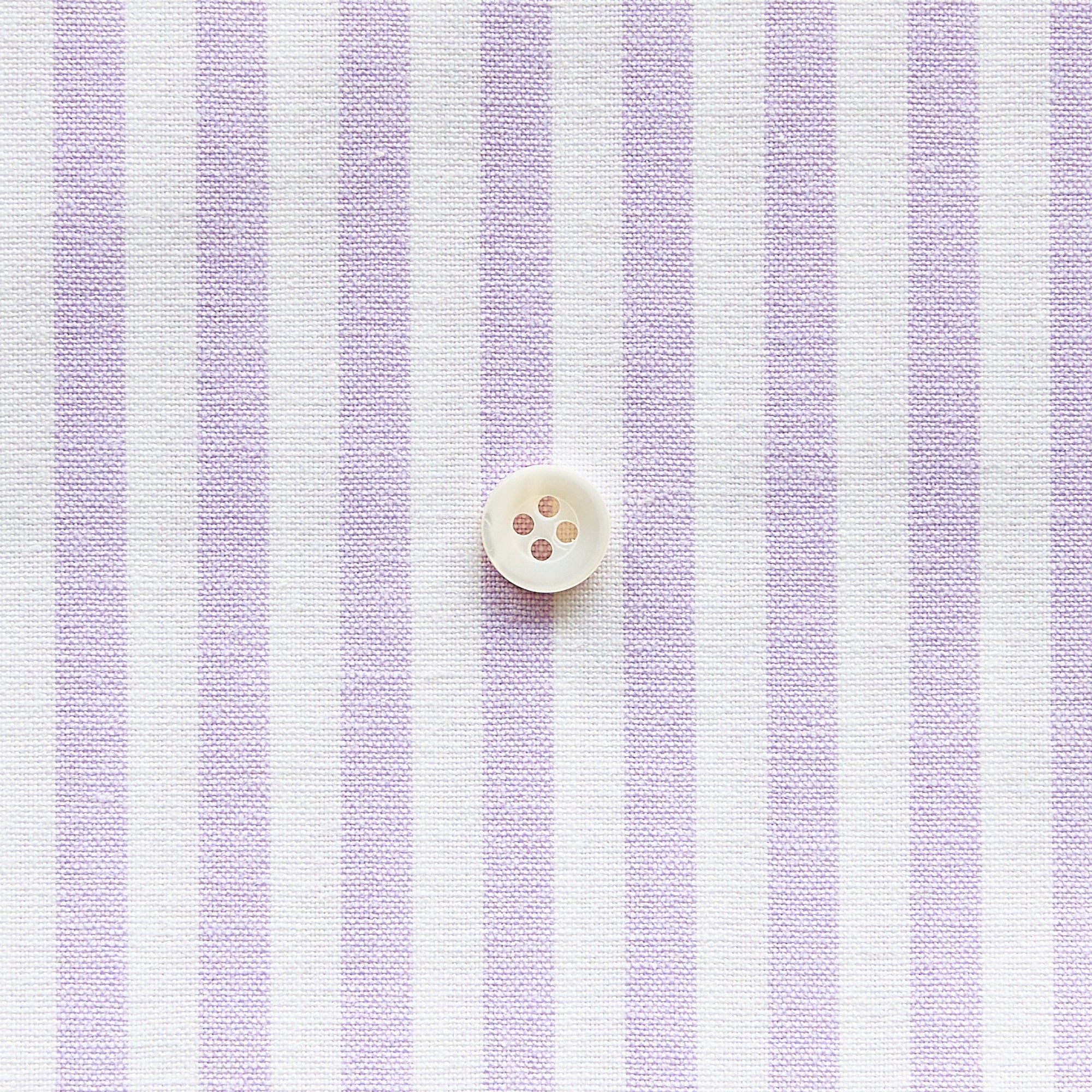 綿ポリ交織ダンガリー5mmストライプ#123 ペールラベンダー