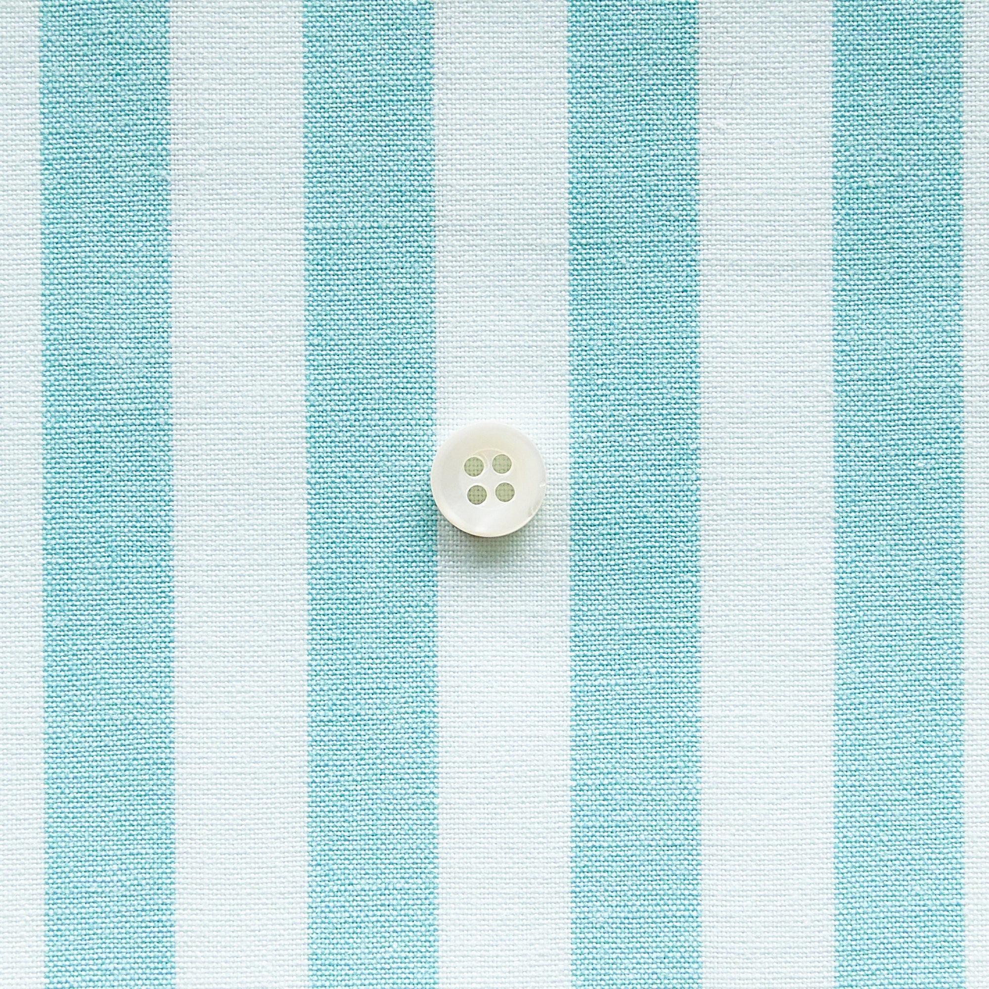 綿ポリ交織ダンガリー12mmストライプ#105 ミントグリーン