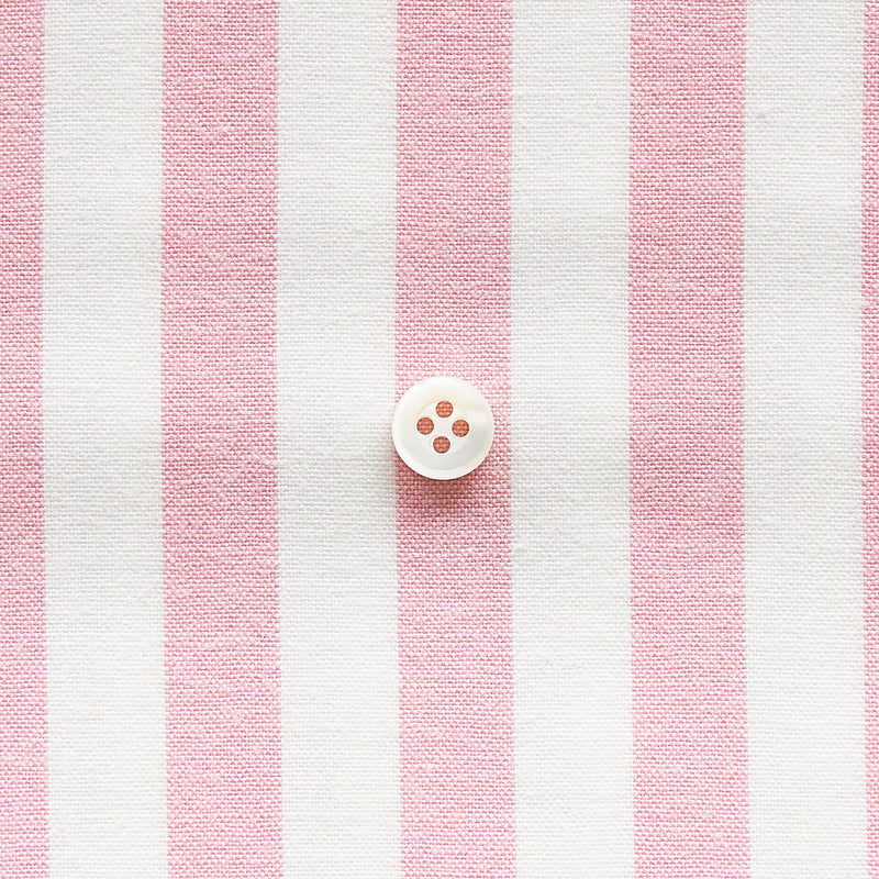 綿ポリダンガリー ストライプ#柄の大きさ_12mm#カラー_#109 ピンク