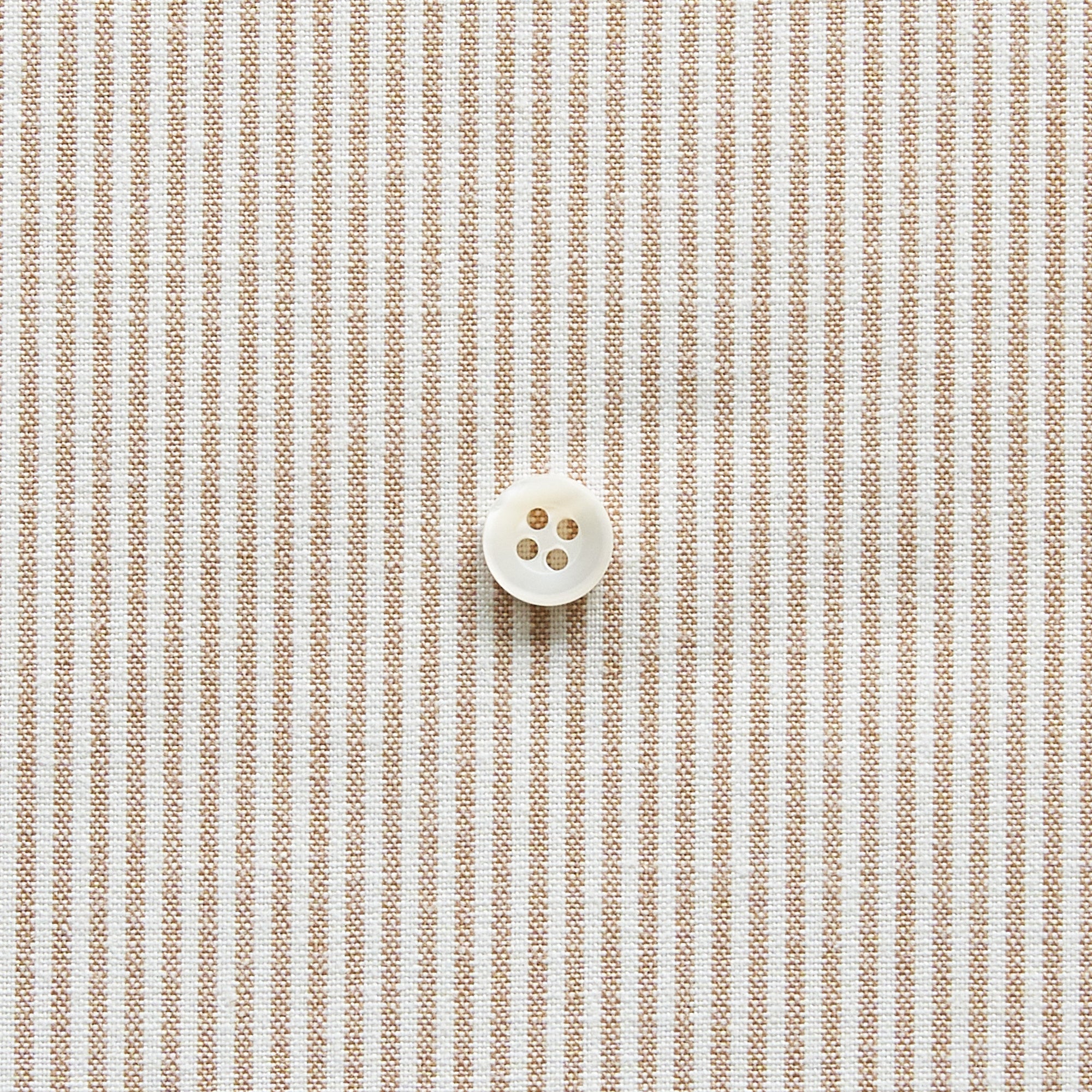 綿ポリ交織ダンガリー1.5mmストライプ#107 ベージュ