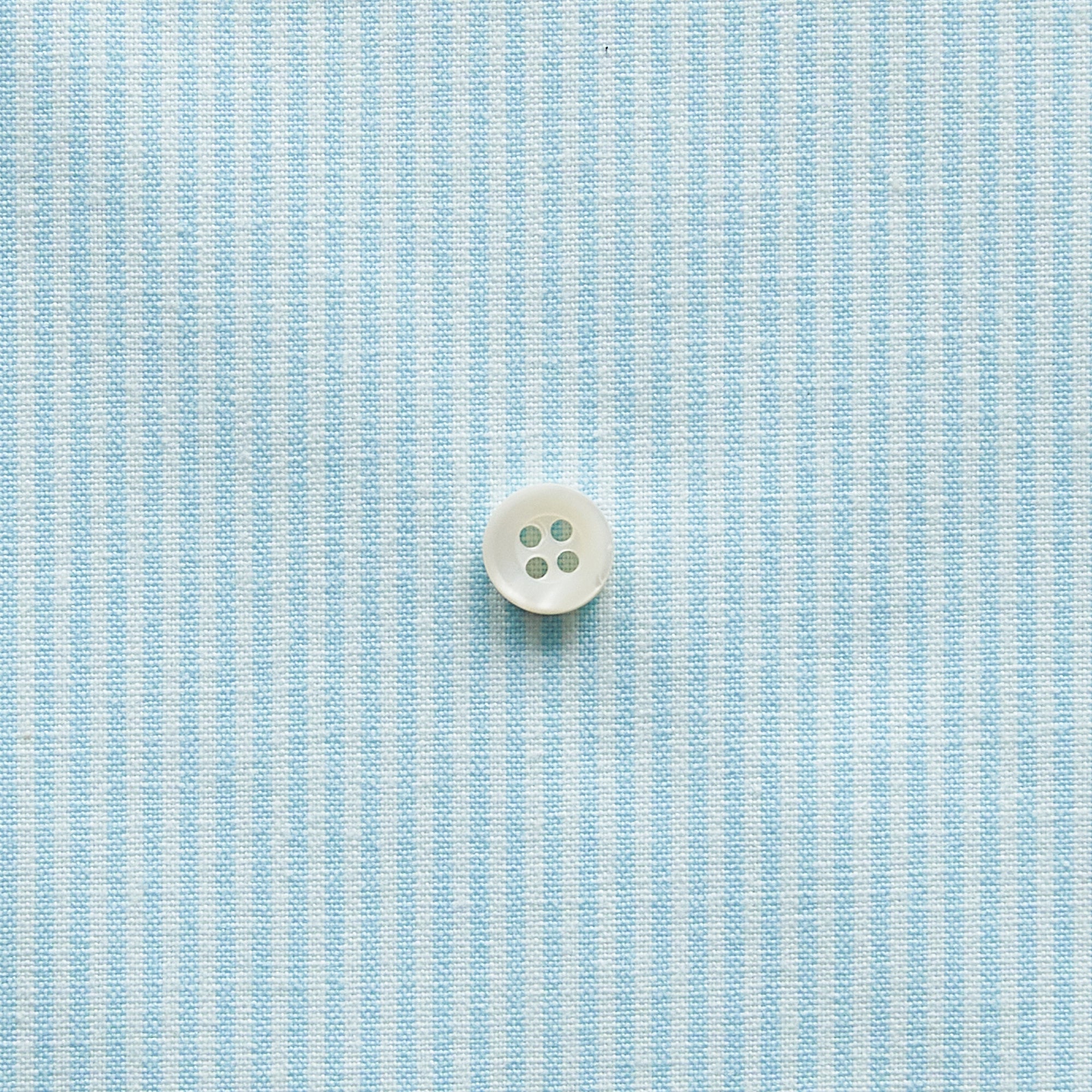 綿ポリ交織ダンガリー1.5mmストライプ#124 アクアブルー