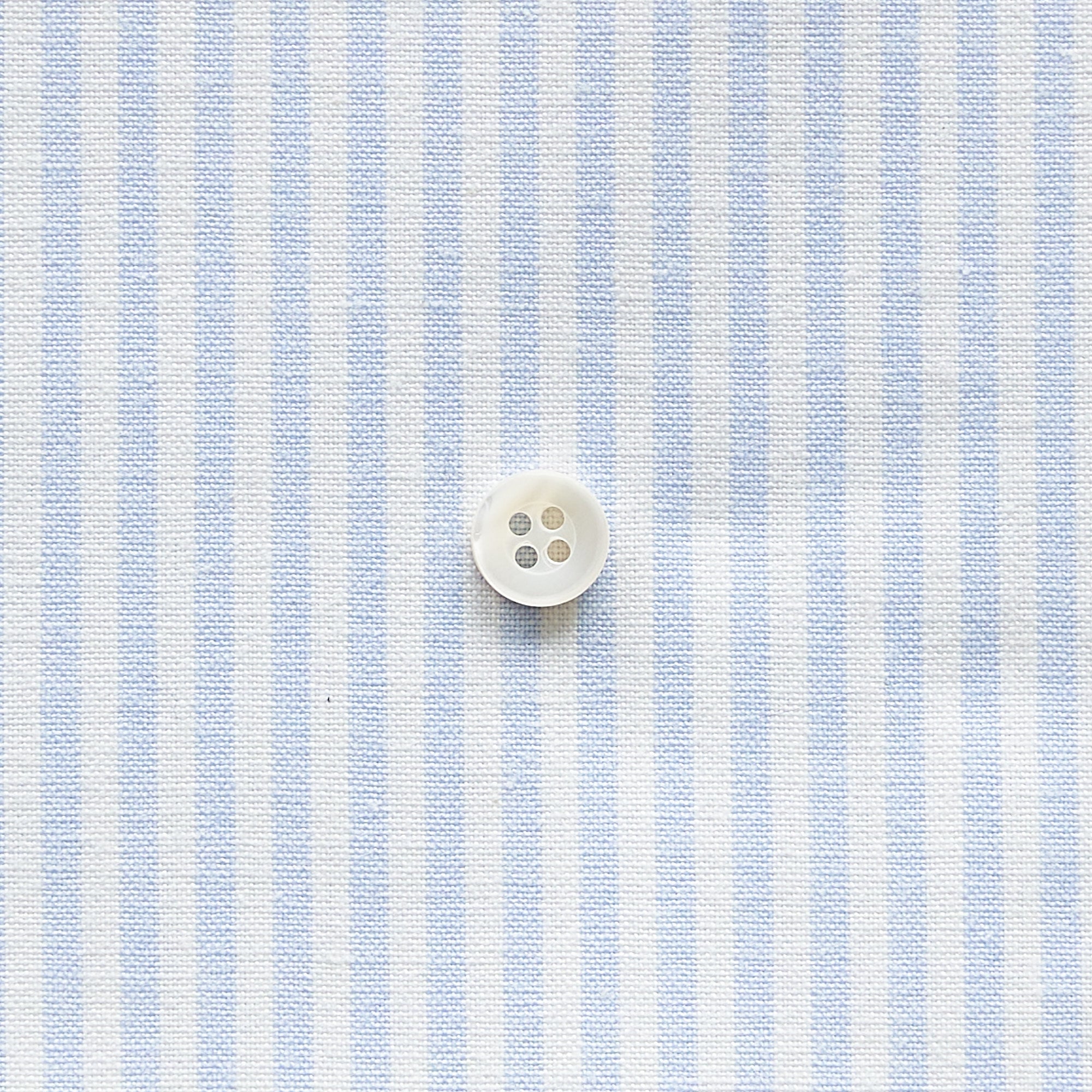 綿ポリ交織ダンガリー3mmストライプ#103 みずいろ