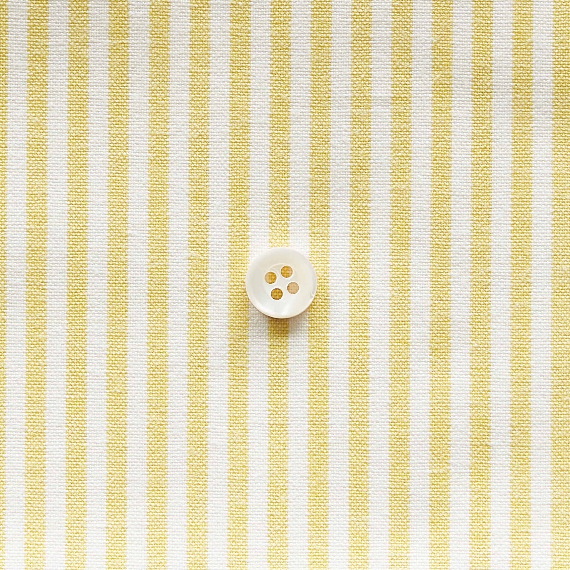 綿ポリ交織ダンガリー3mmストライプ#104 イエロー