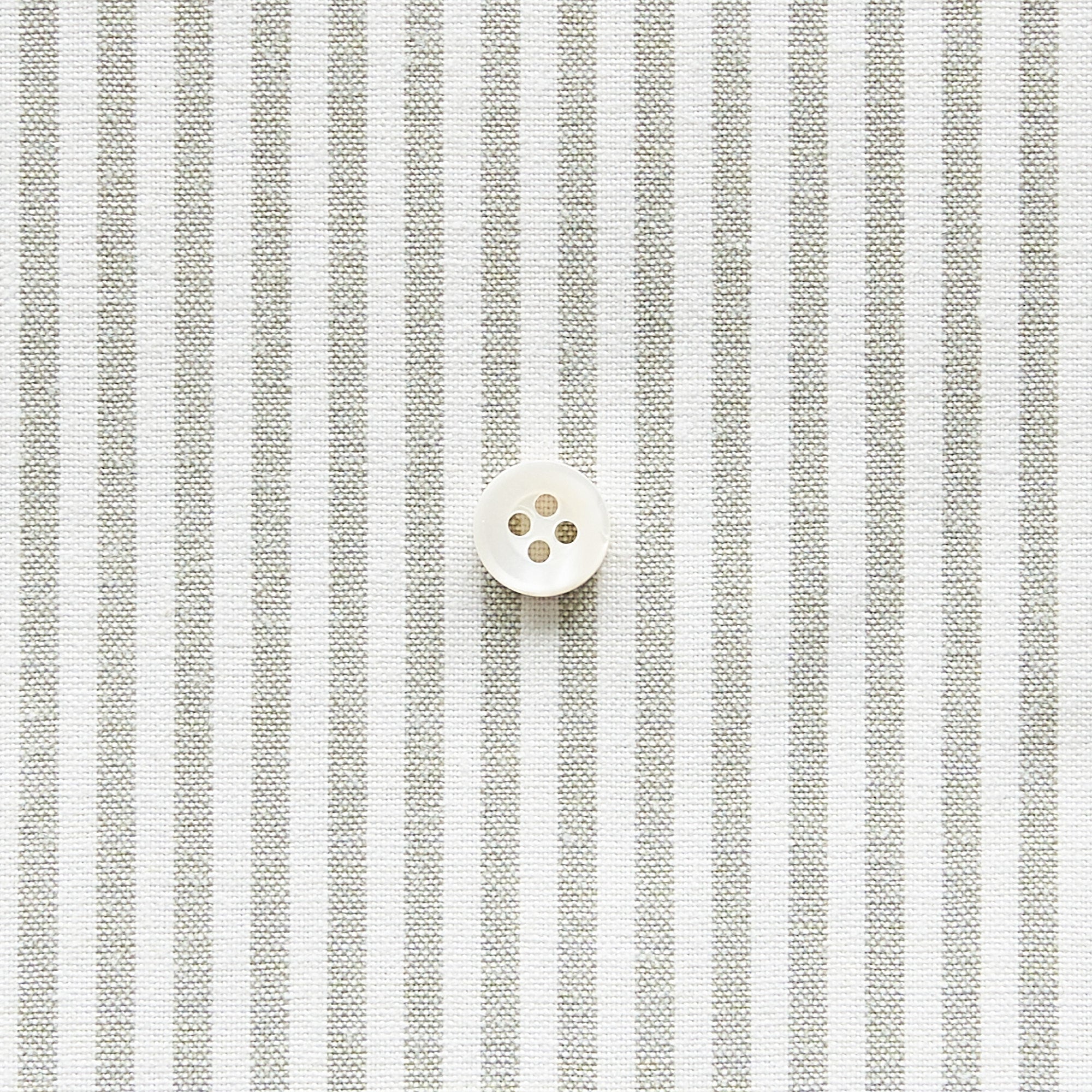 綿ポリ交織ダンガリー3mmストライプ#115 モスグリーン