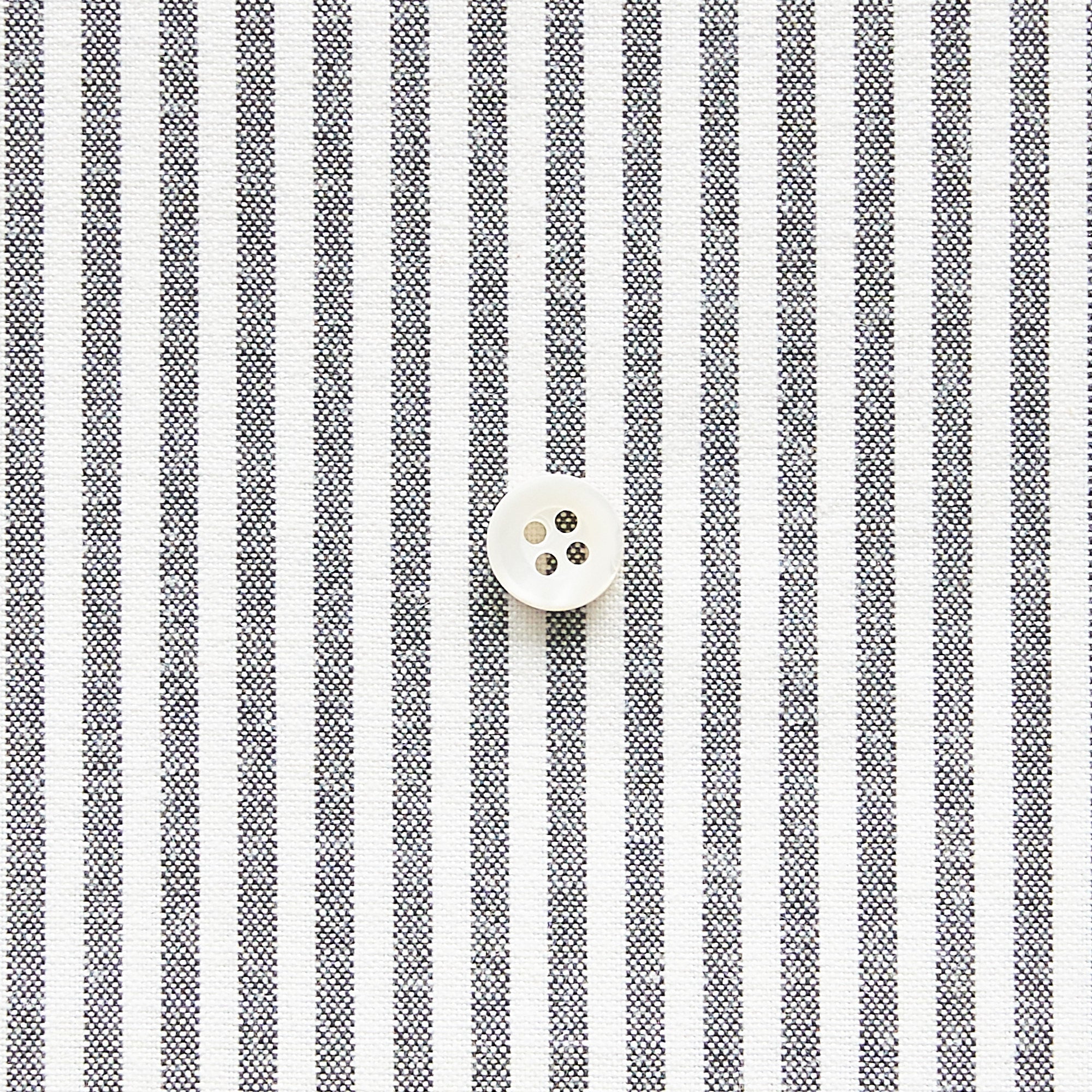 綿ポリ交織ダンガリー3mmストライプ#120 ダークグレー