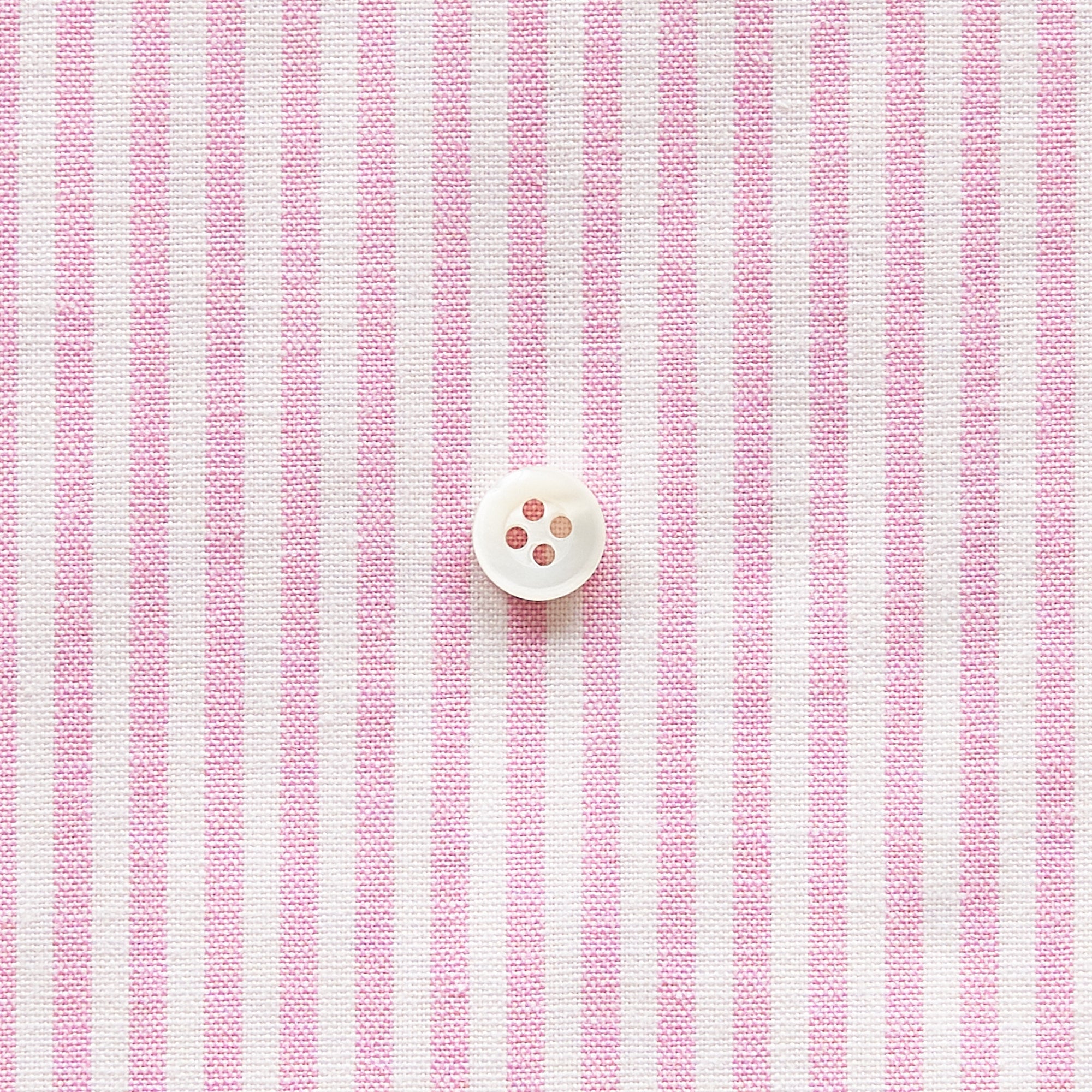 綿ポリ交織ダンガリー3mmストライプ#122 コスモスピンク