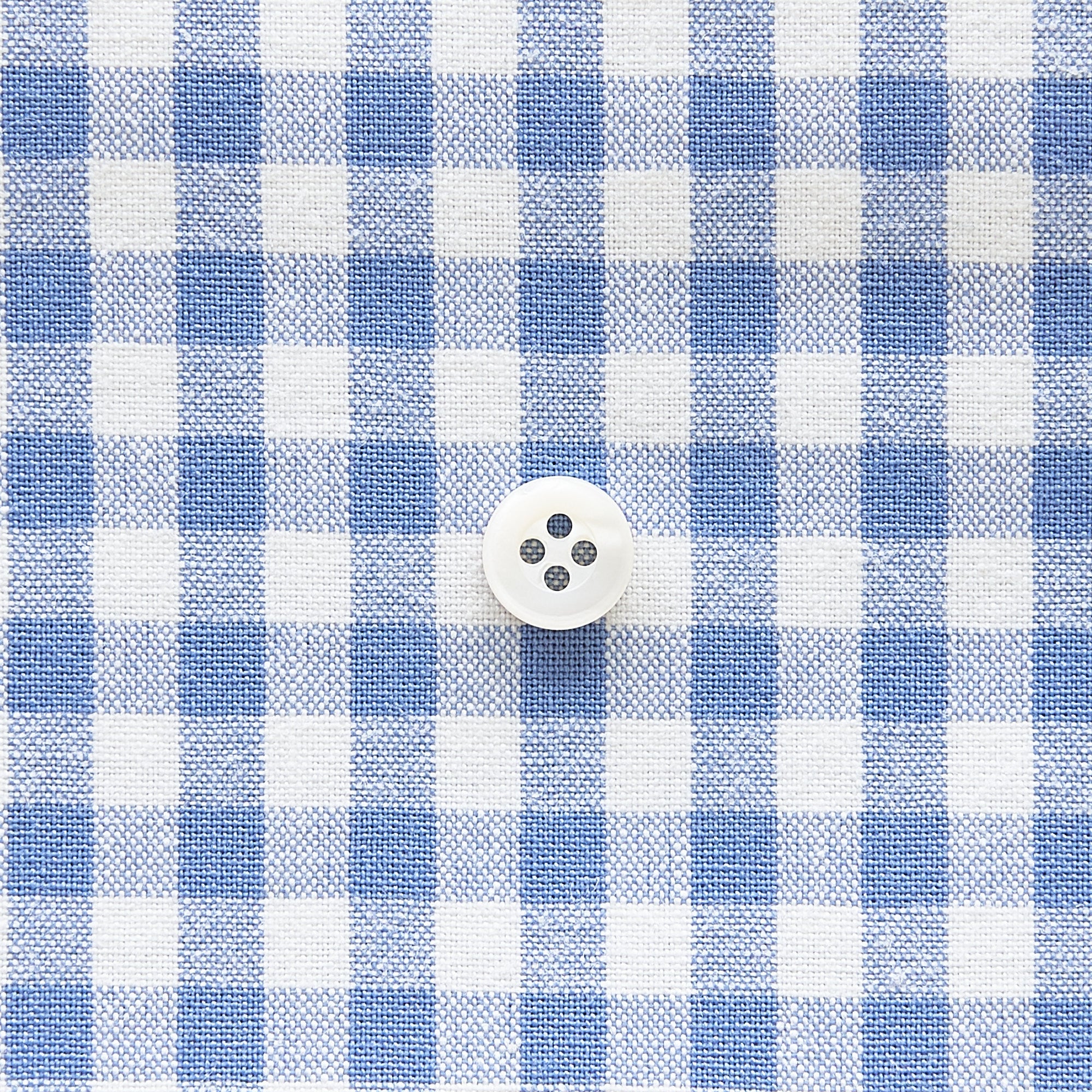 綿ポリ交織ダンガリー5mmギンガム#106 マリンブルー