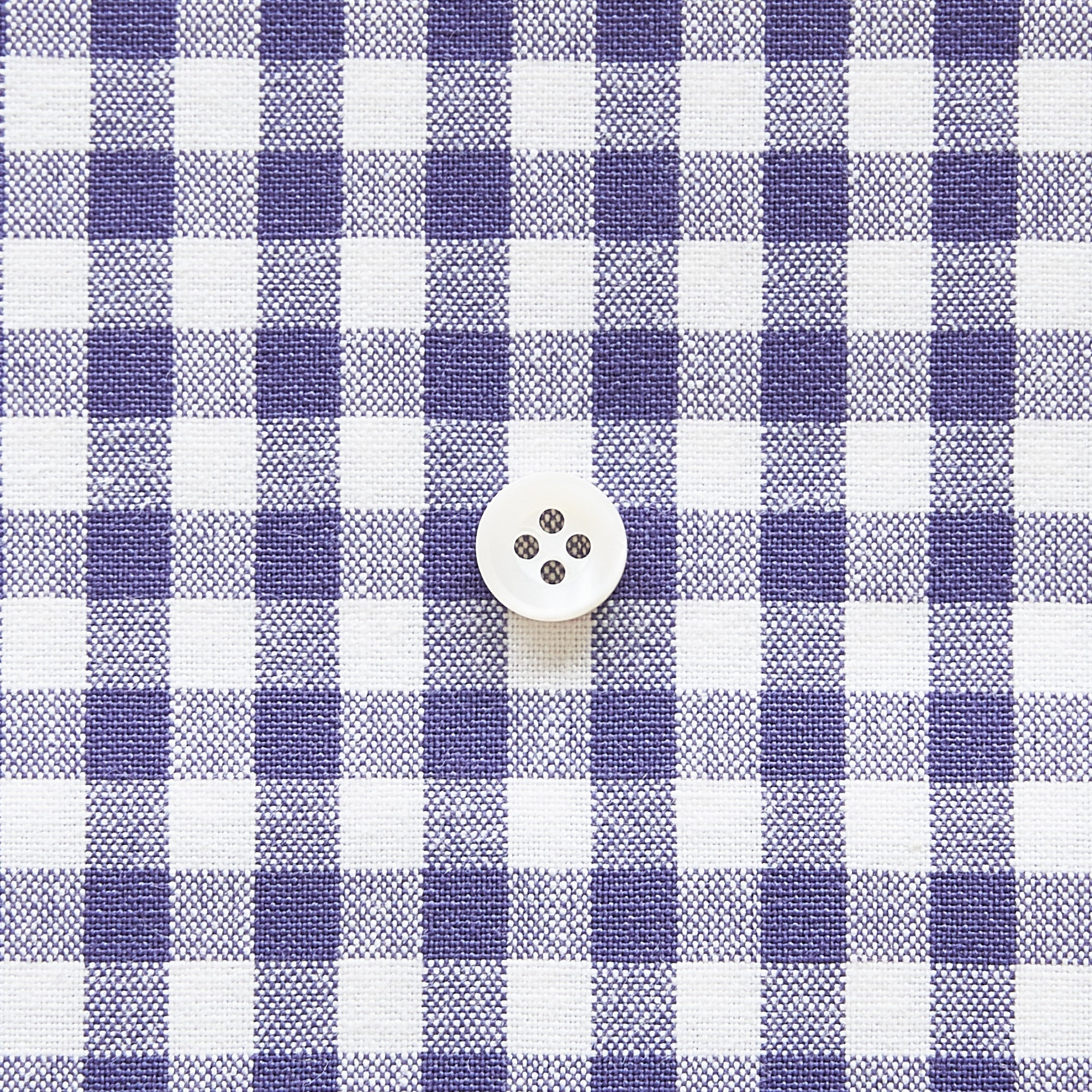 綿ポリ交織ダンガリー5mmギンガム#110 パープル