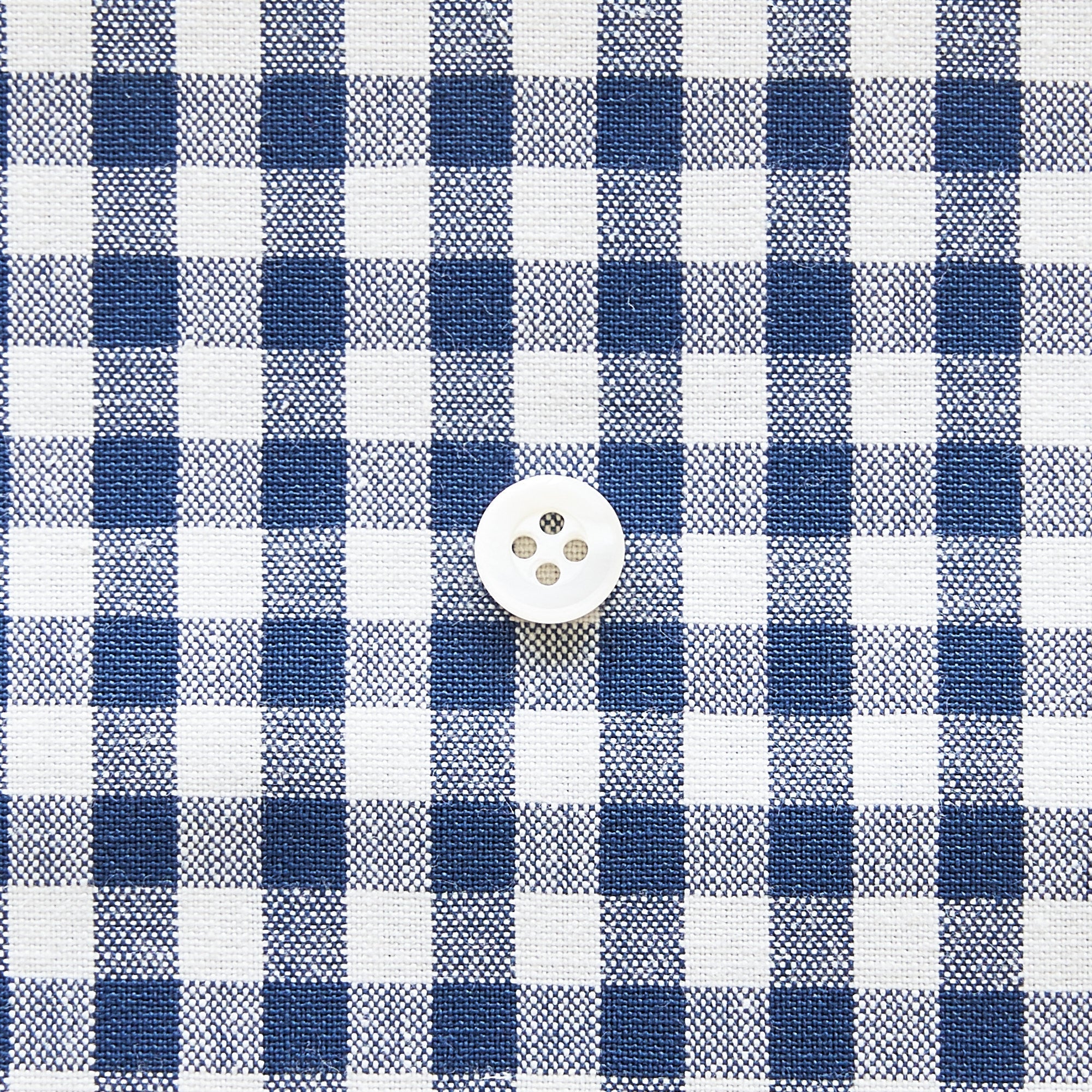 綿ポリ交織ダンガリー5mmギンガム#119 ネイビー