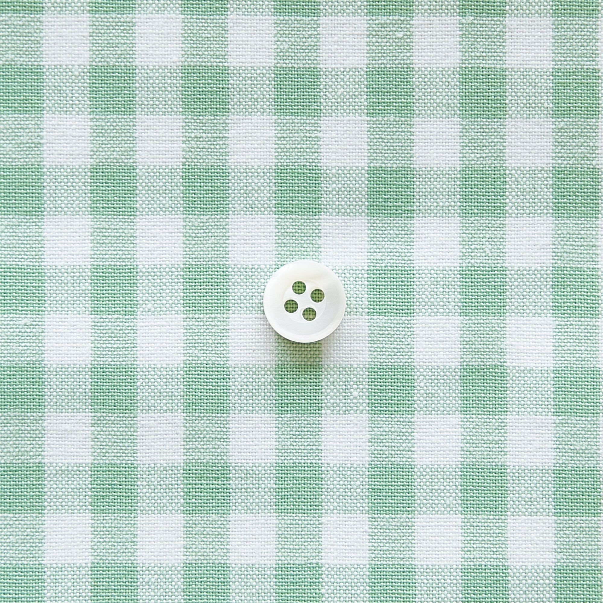綿ポリ交織ダンガリー5mmギンガム#126 スプリンググリーン