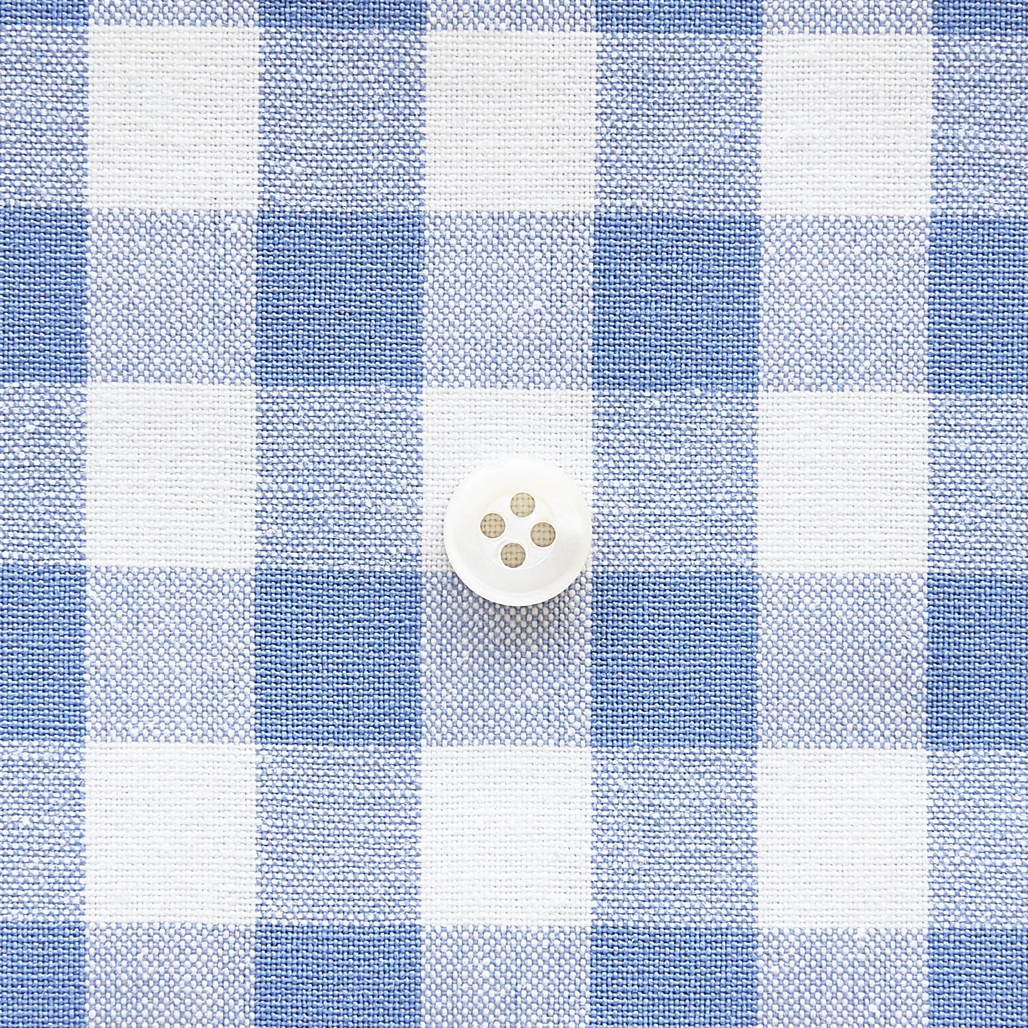 綿ポリ交織ダンガリー12mmギンガム#106 マリンブルー