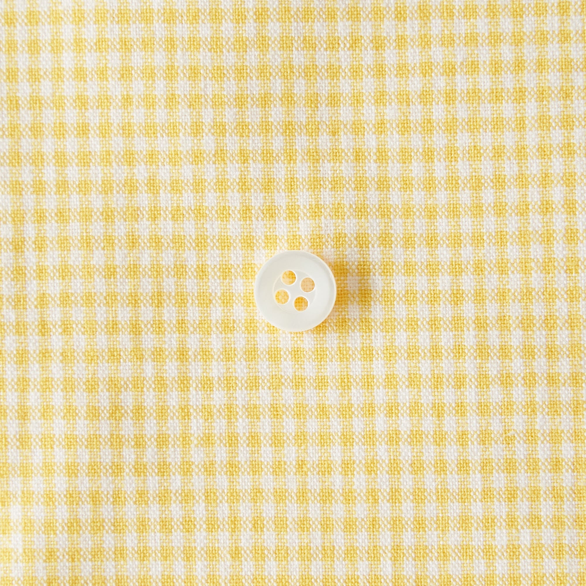 綿ポリ交織ダンガリー1.5mmギンガム#104 イエロー