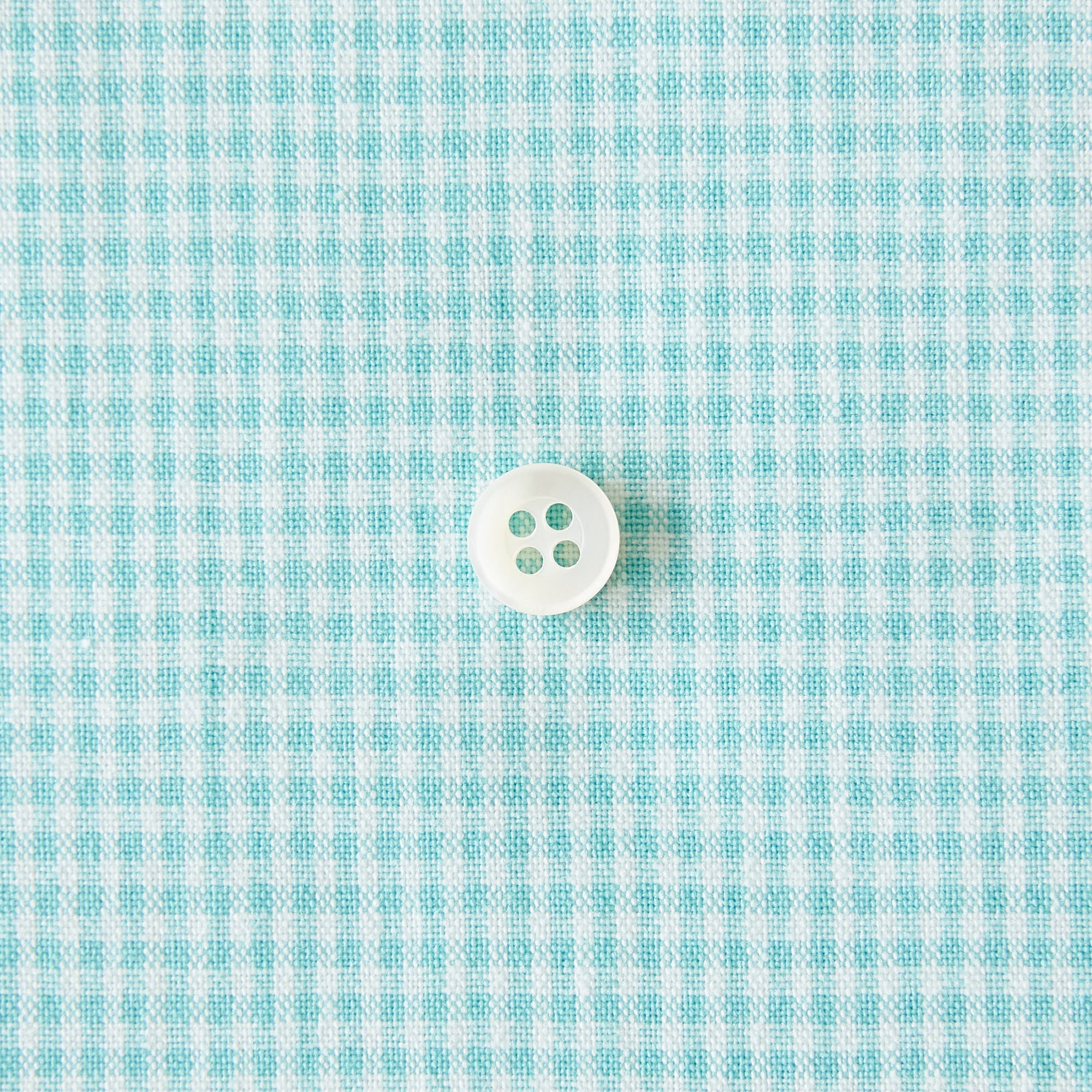 綿ポリ交織ダンガリー1.5mmギンガム#105 ミントグリーン