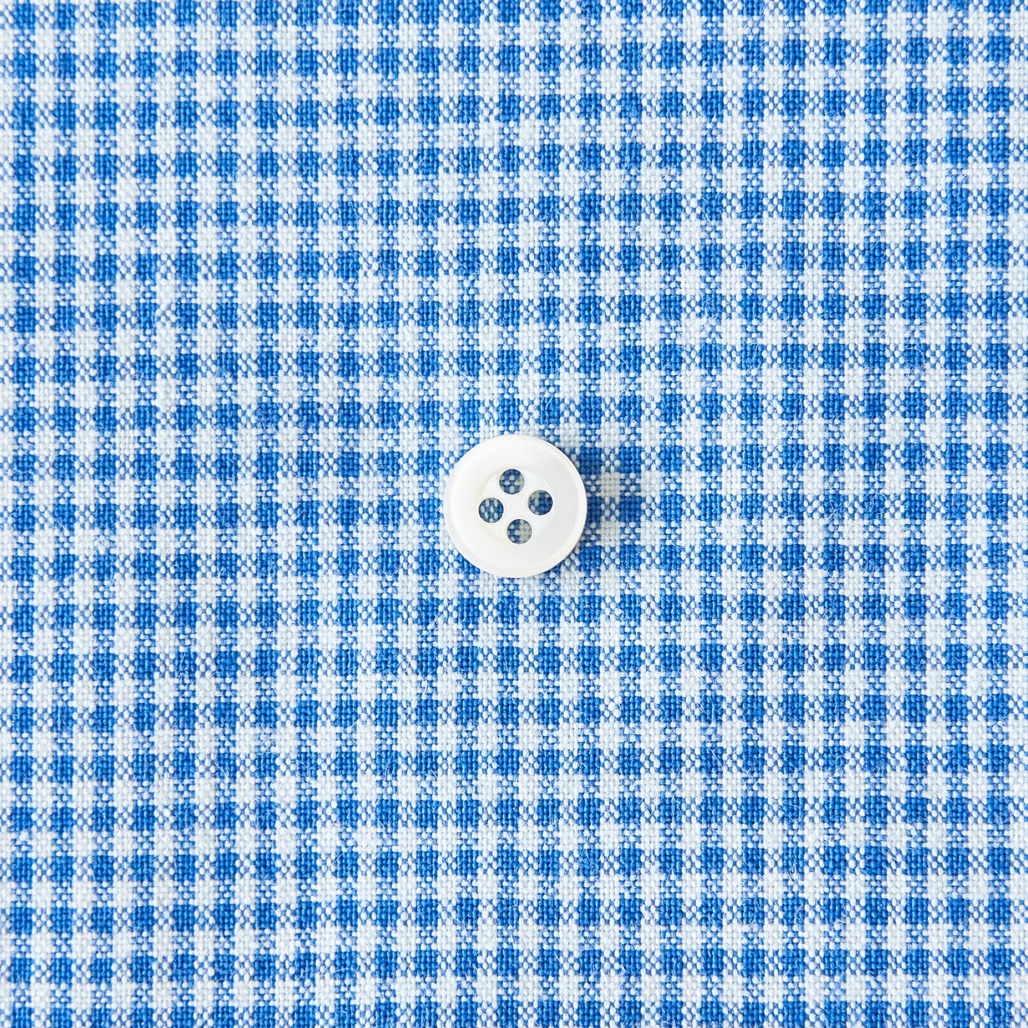 綿ポリ交織ダンガリー1.5mmギンガム#118 ブルー