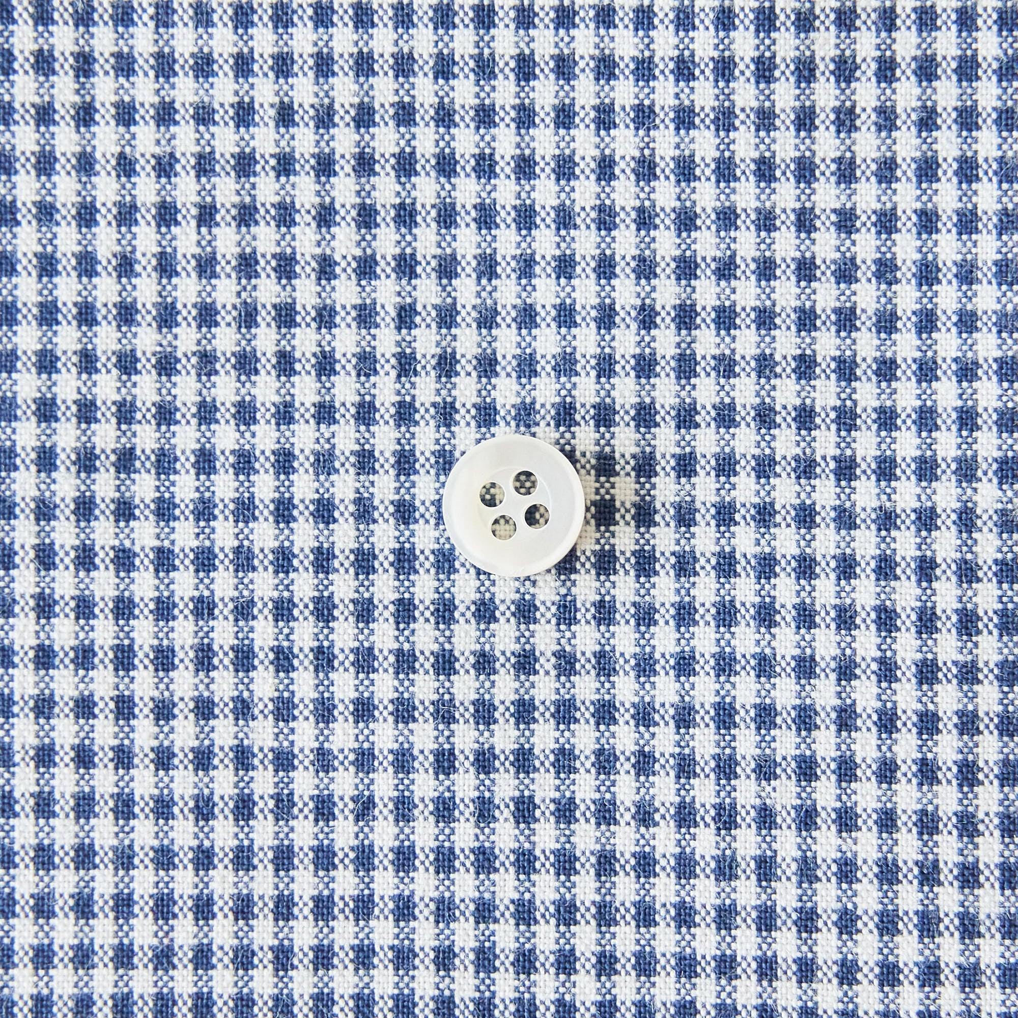 綿ポリ交織ダンガリー1.5mmギンガム#119 ネイビー