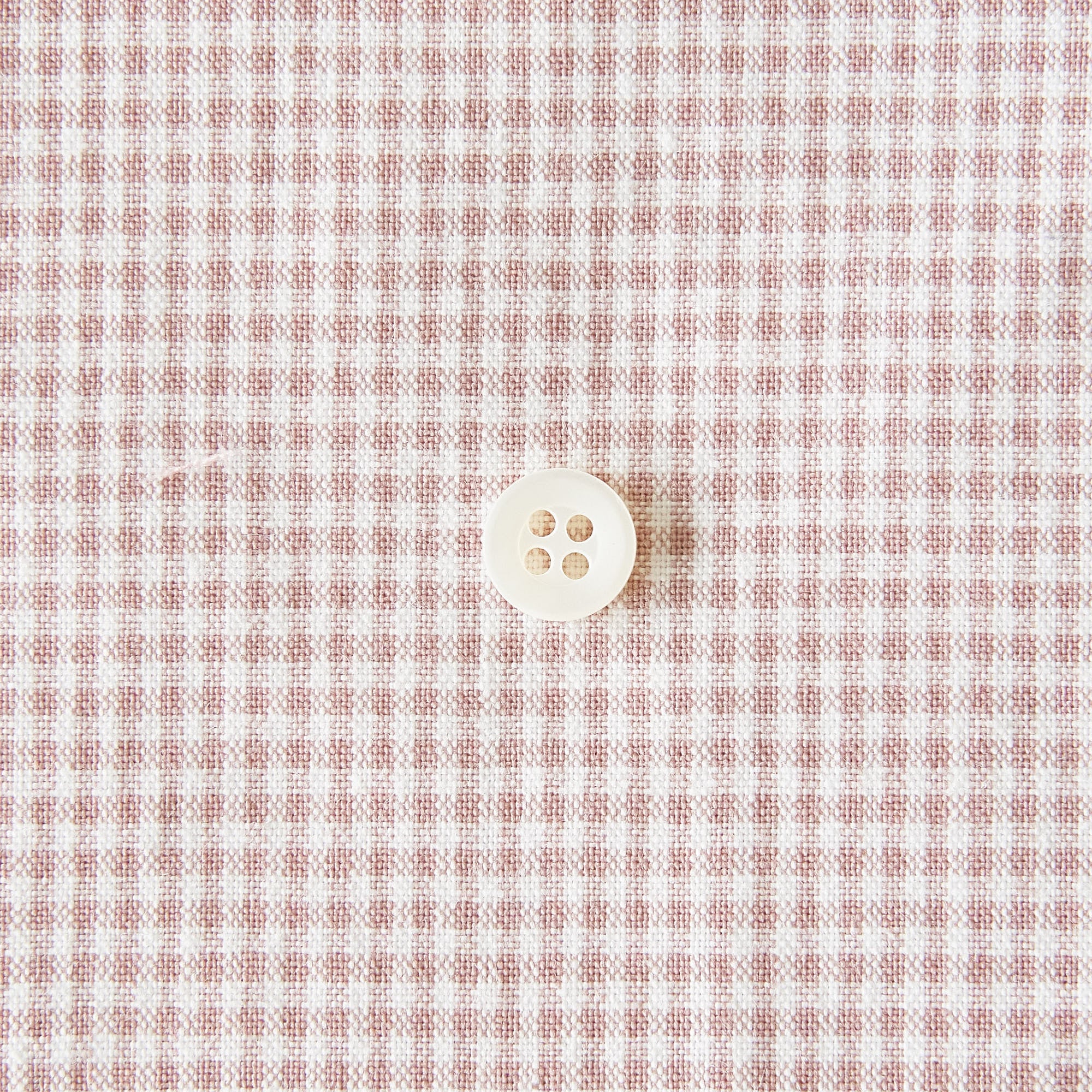 綿ポリ交織ダンガリー1.5mmギンガム#202 スモークピンク