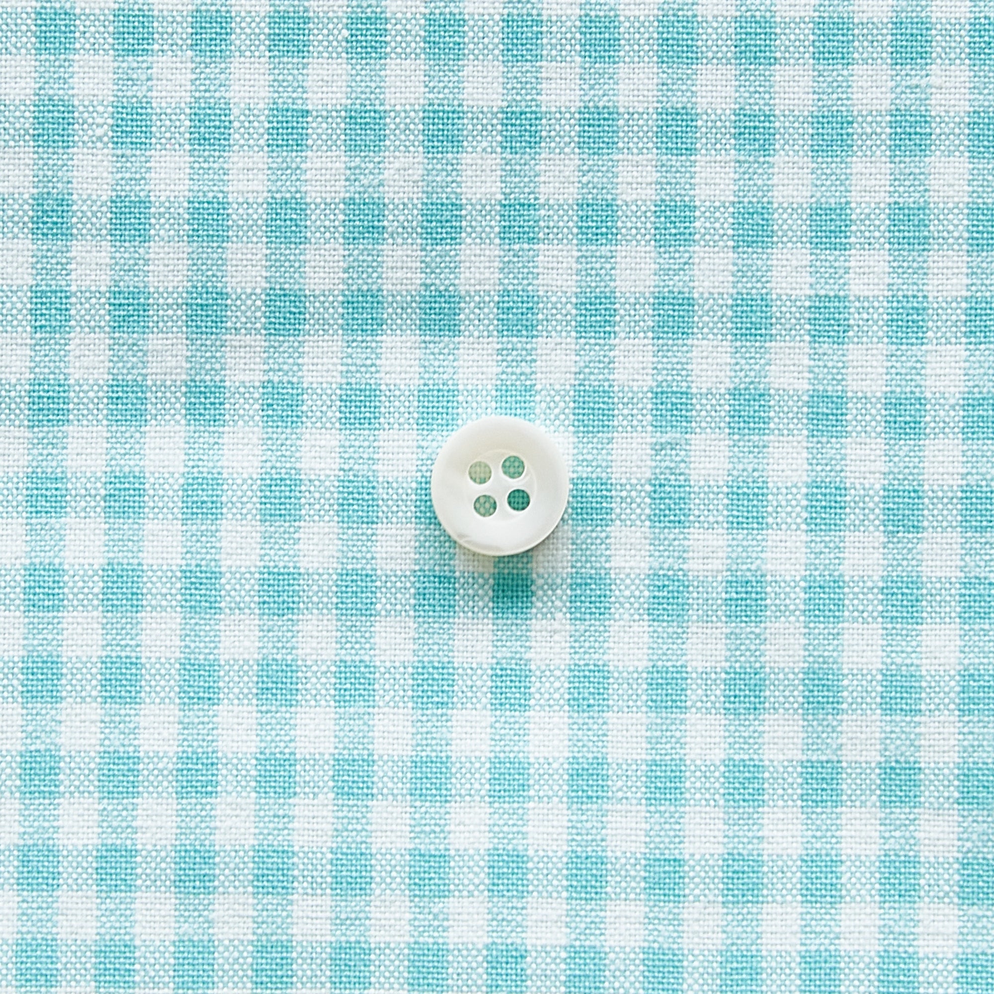 綿ポリ交織ダンガリー3mmギンガム#105 ミントグリーン