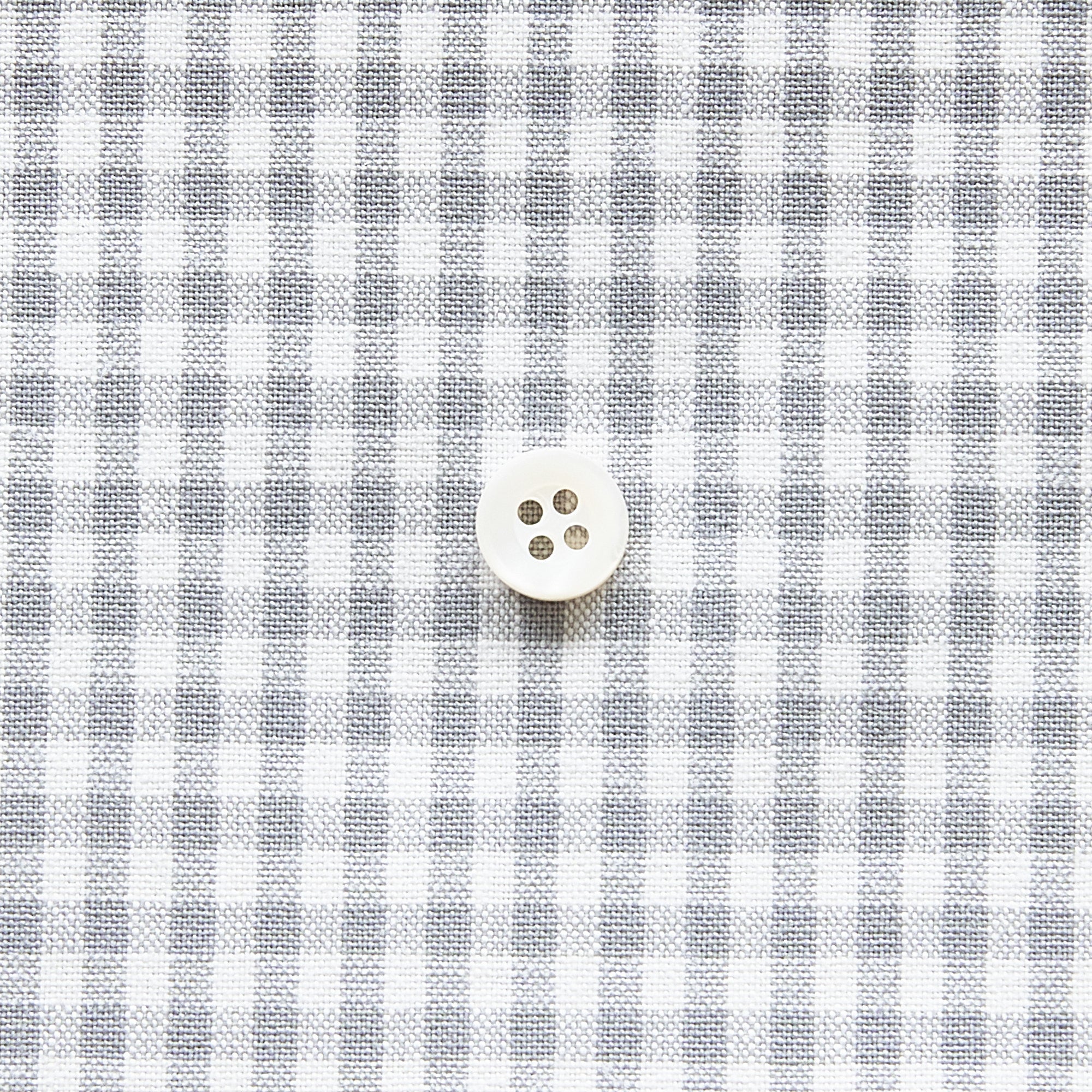 綿ポリ交織ダンガリー3mmギンガム#108 グレー